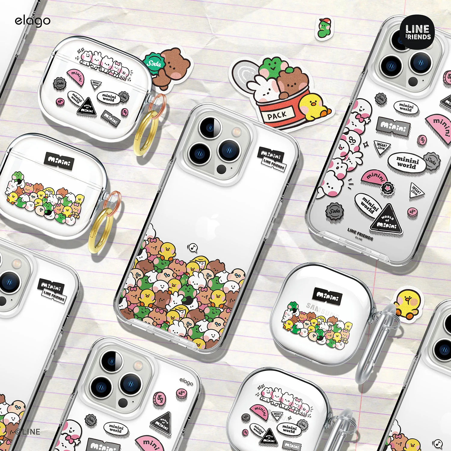 LINE FRIENDS | B&F Collection minini case for iPhone 13 Mini - Image 4