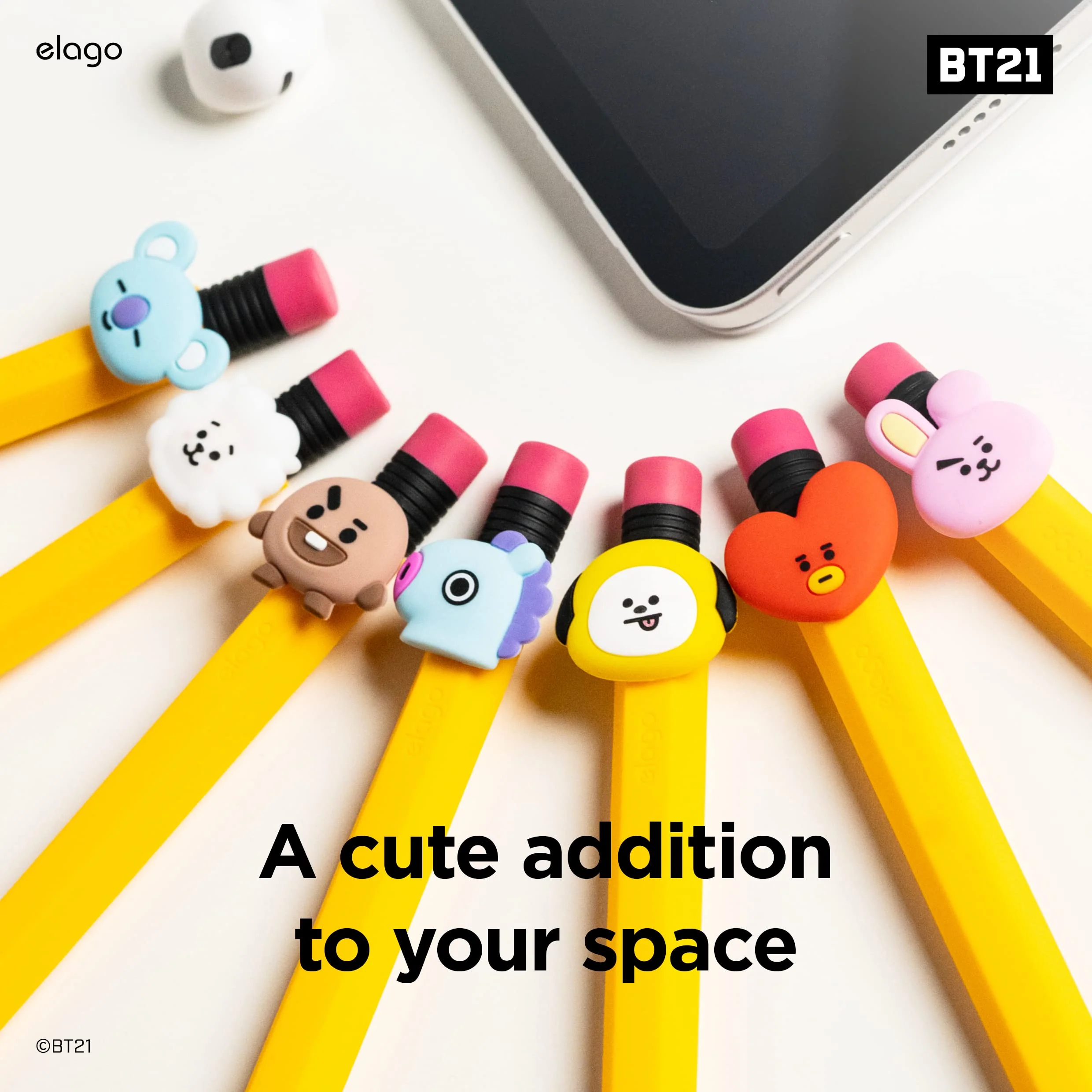 BT21 | elago Classic Pencil Case [8 Styles] - Image 11