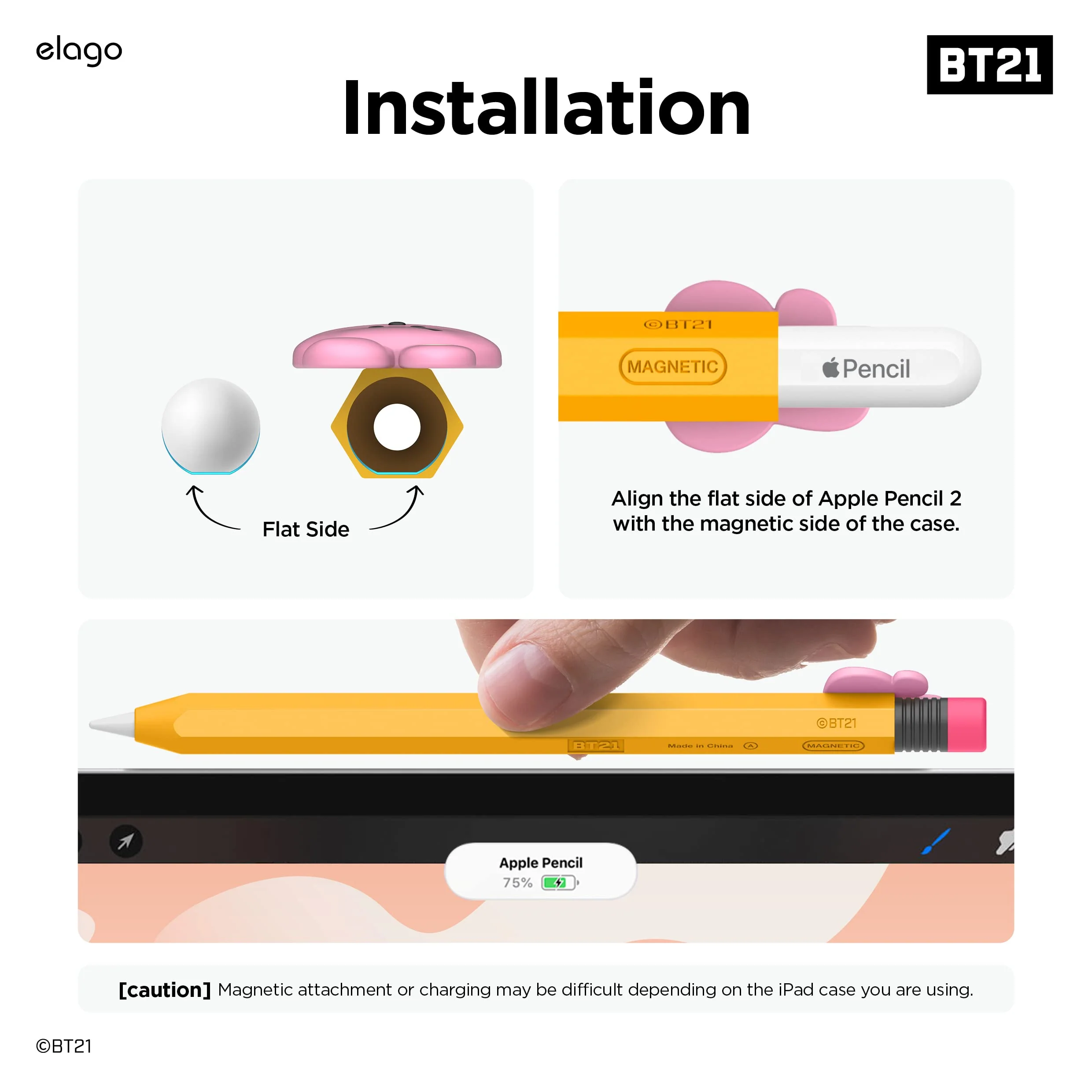 BT21 | elago Classic Pencil Case [8 Styles] - Image 13