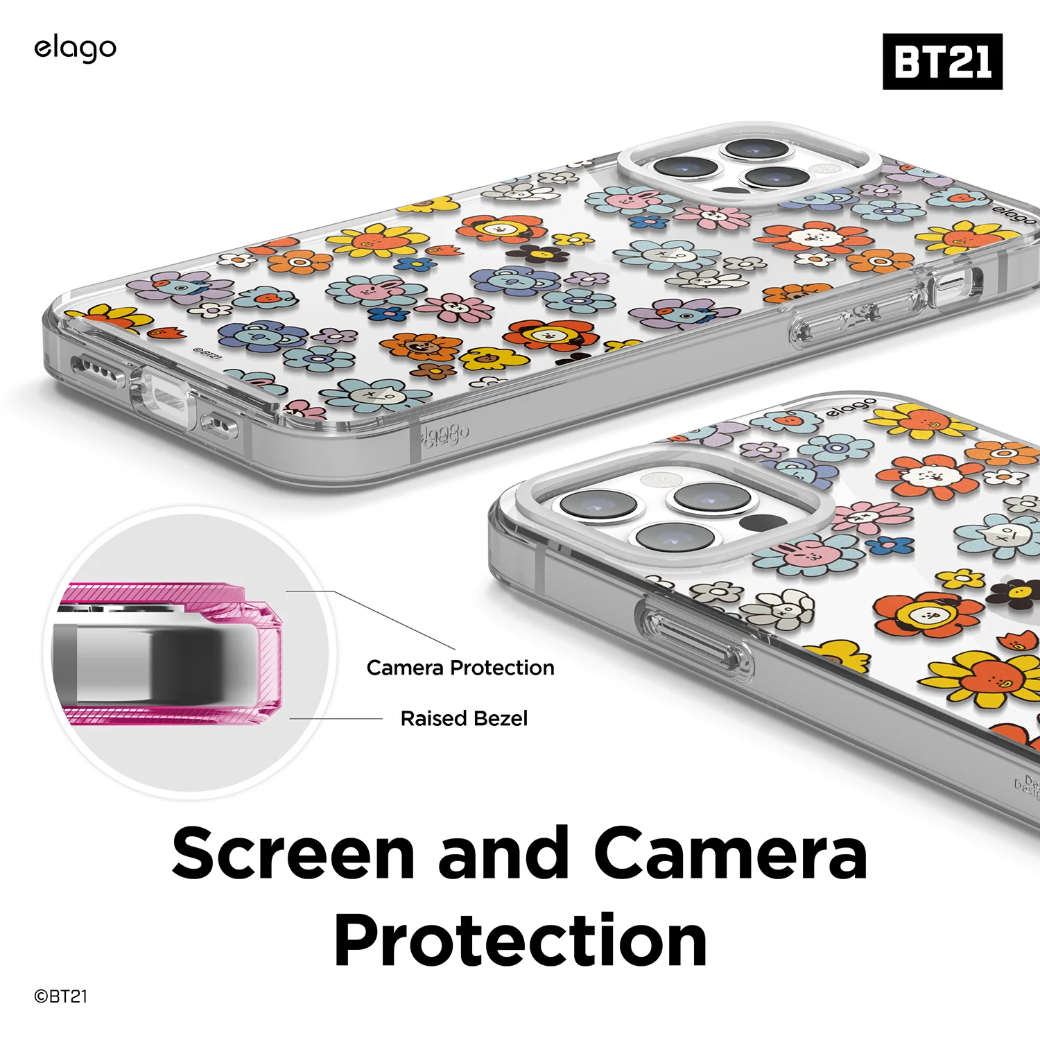 BT21 | elago Flower Case [2 Styles] - Image 6