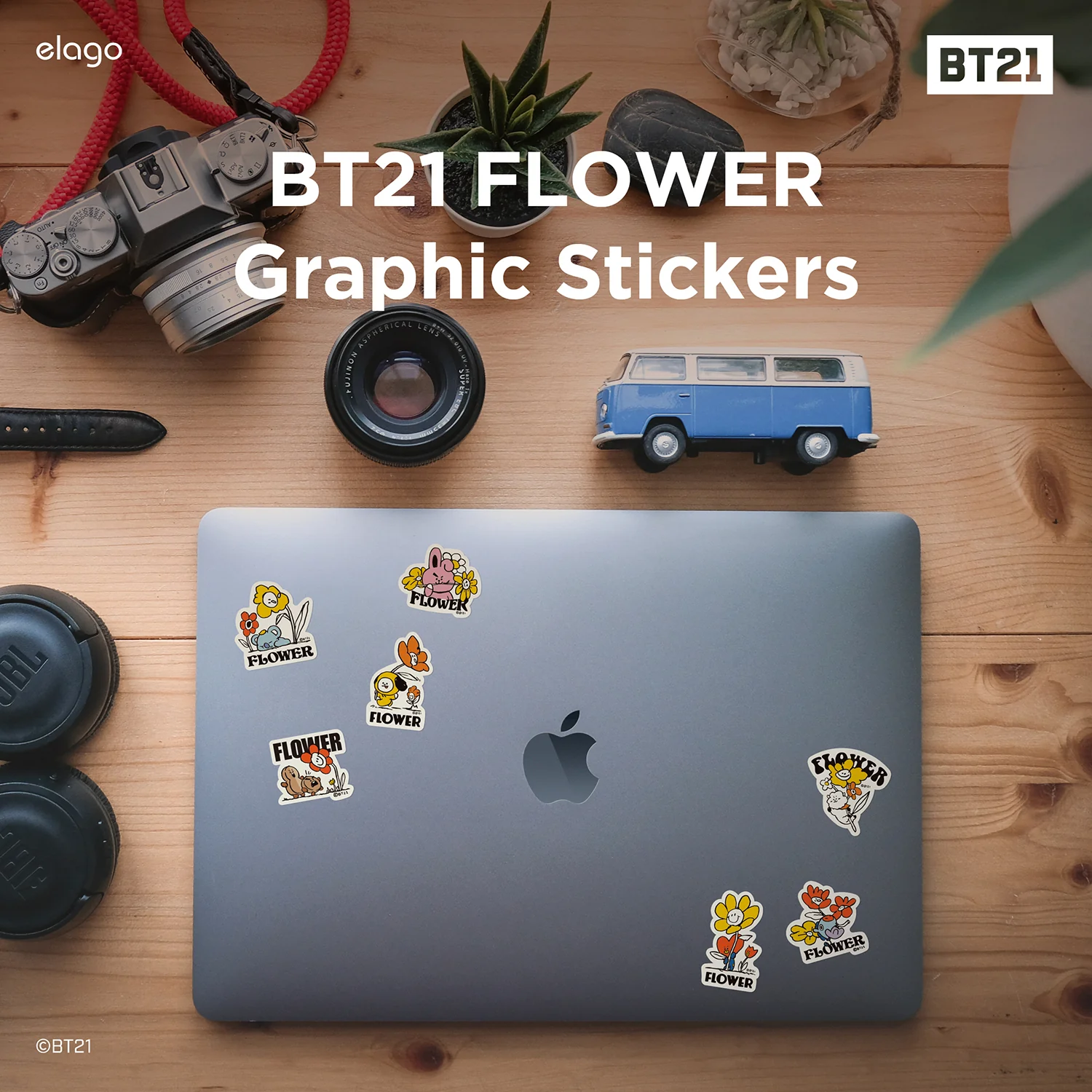 BT21 | elago Flower Case [2 Styles] - Image 9