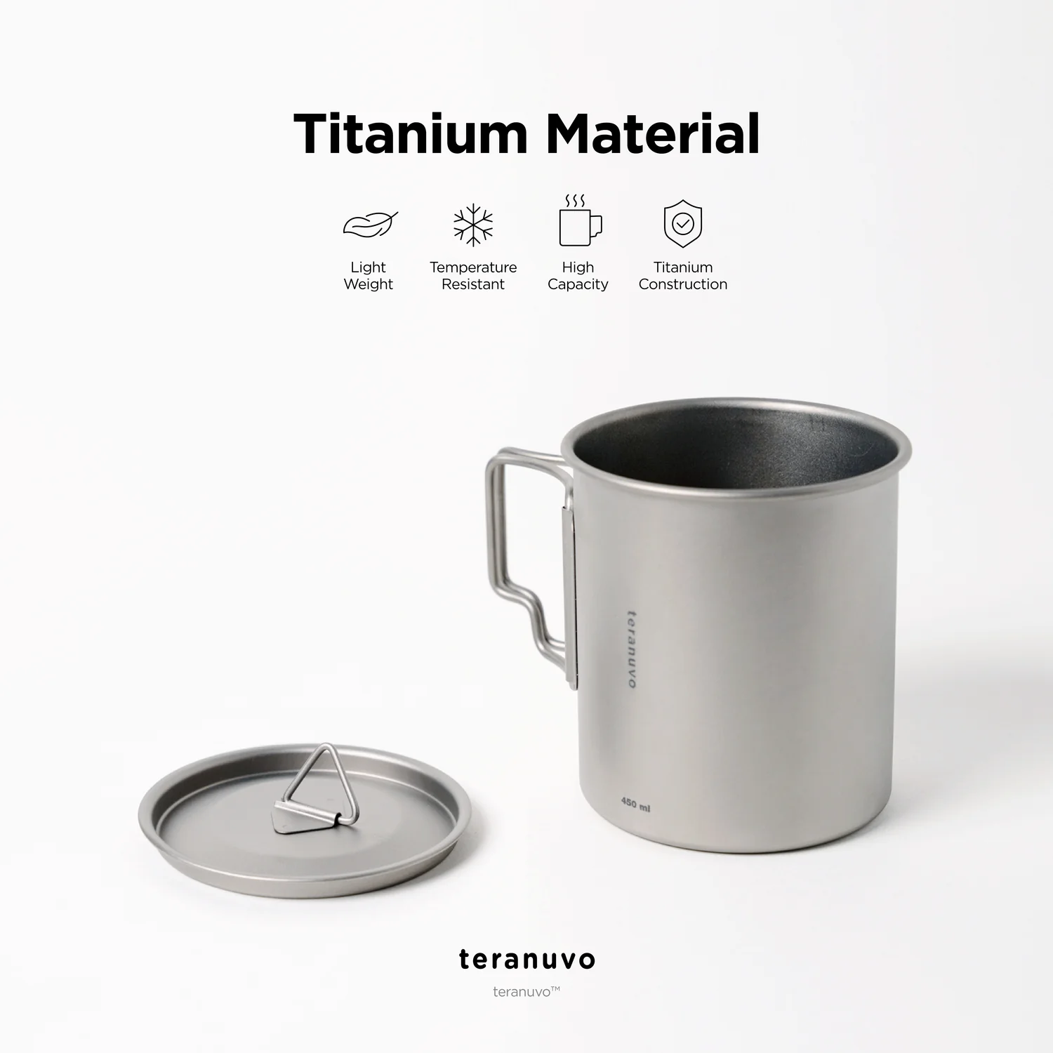 elago X Rockland Titanium Mug 450ML - Image 5