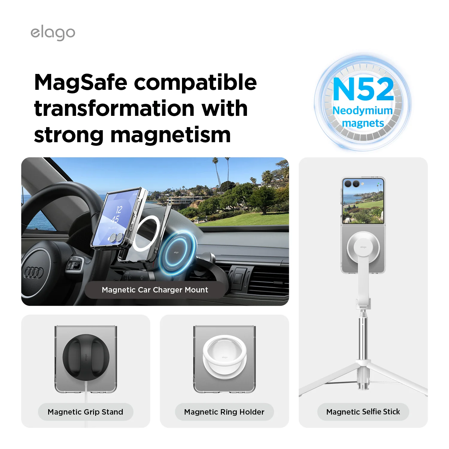 Magnetic Hybrid Clear Case - Image 3