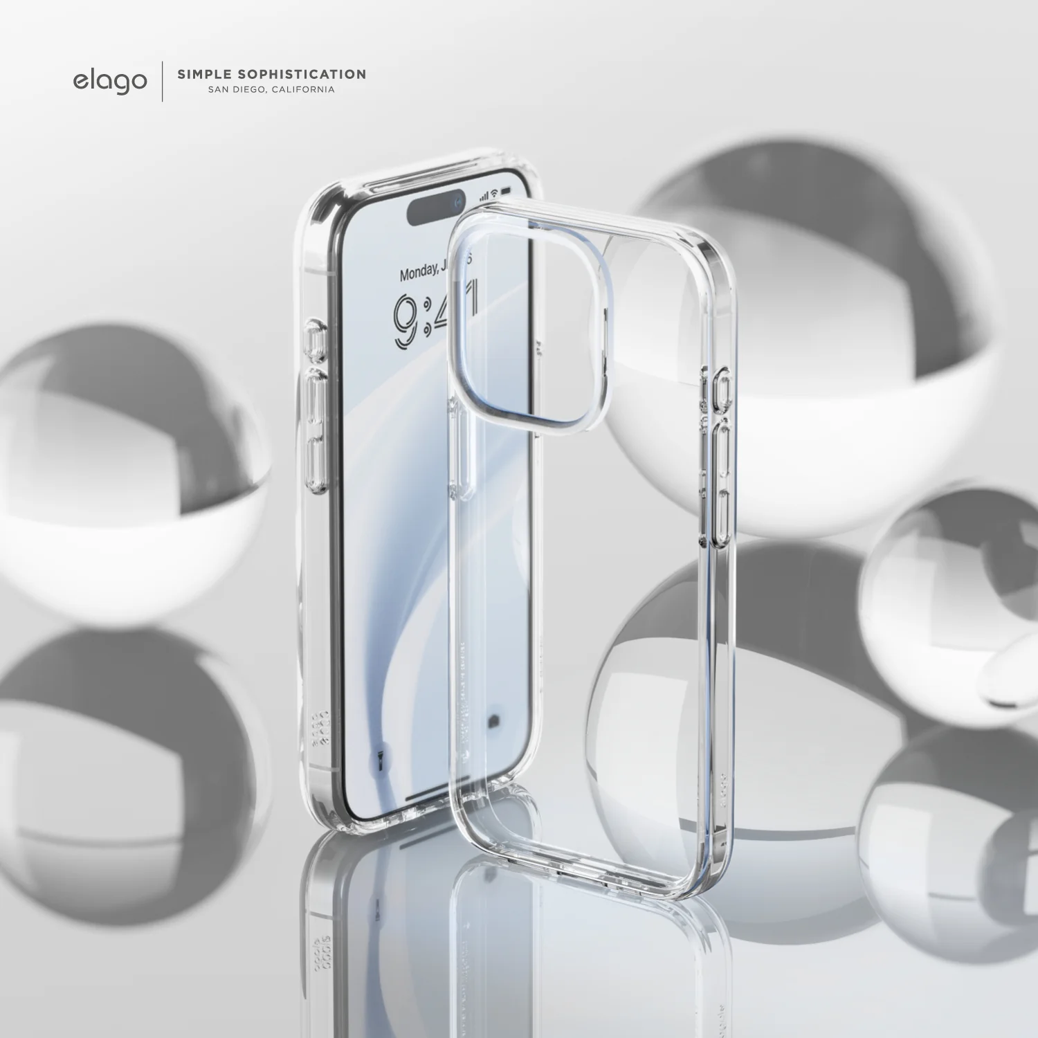 Hybrid Clear Case for iPhone 15 Pro - Image 11