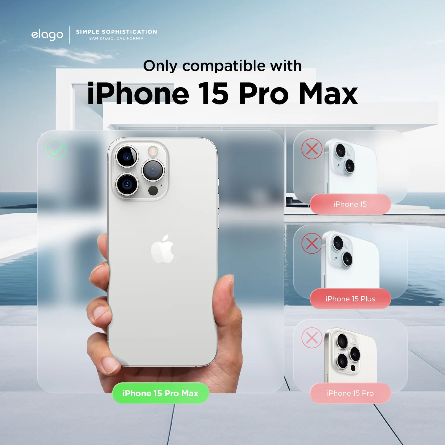 Hybrid Clear Case for iPhone 15 Pro - Image 4