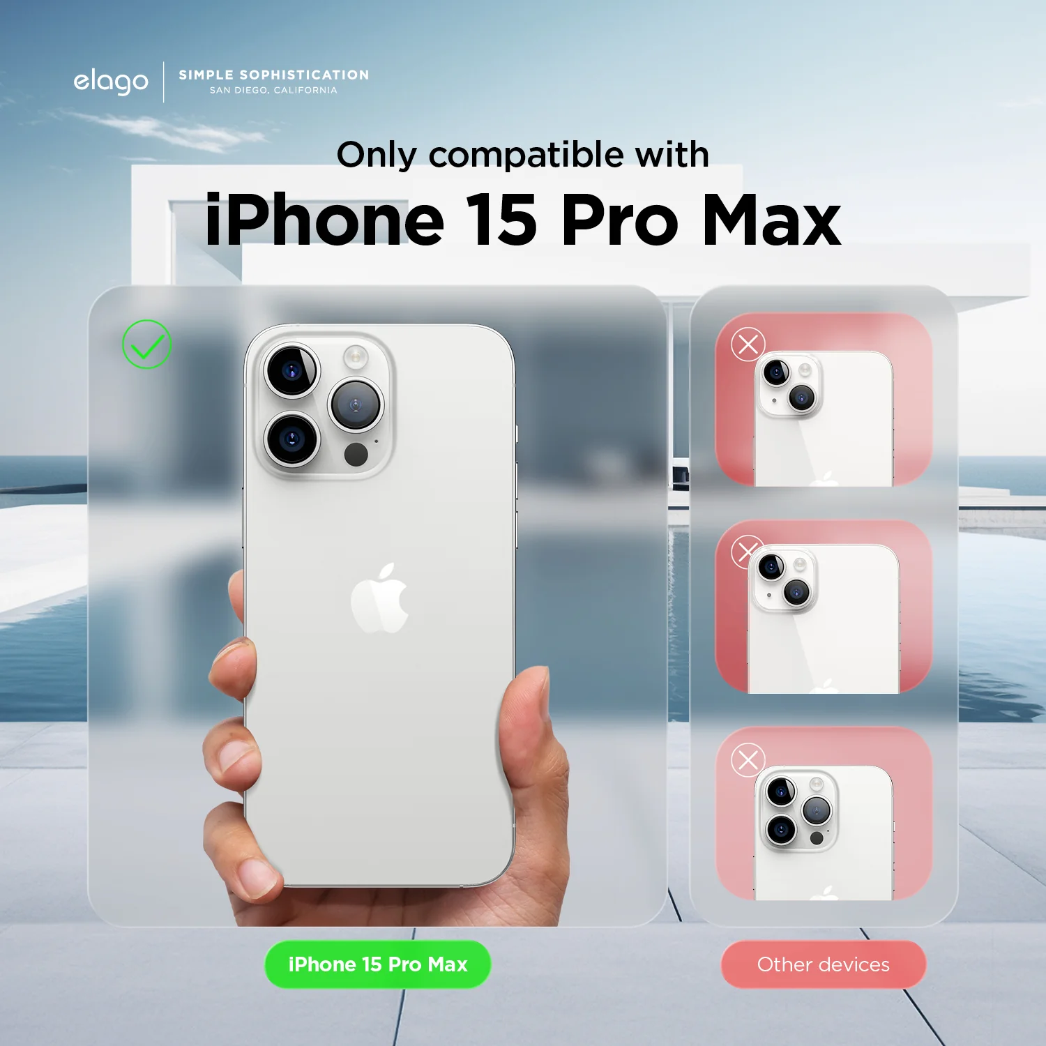 Hybrid Clear Case for iPhone 15 Pro Max - Image 4