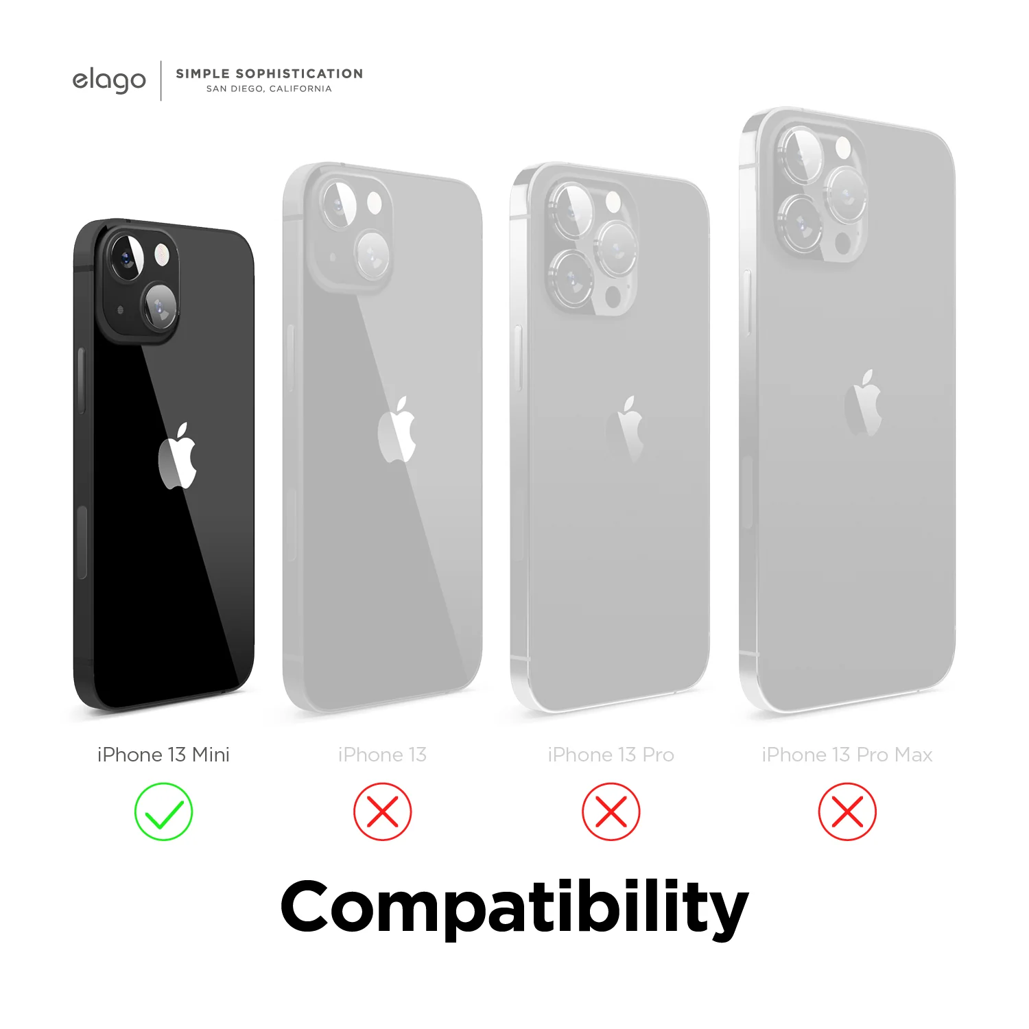 Hybrid Clear Case for iPhone 13 Mini - Image 3