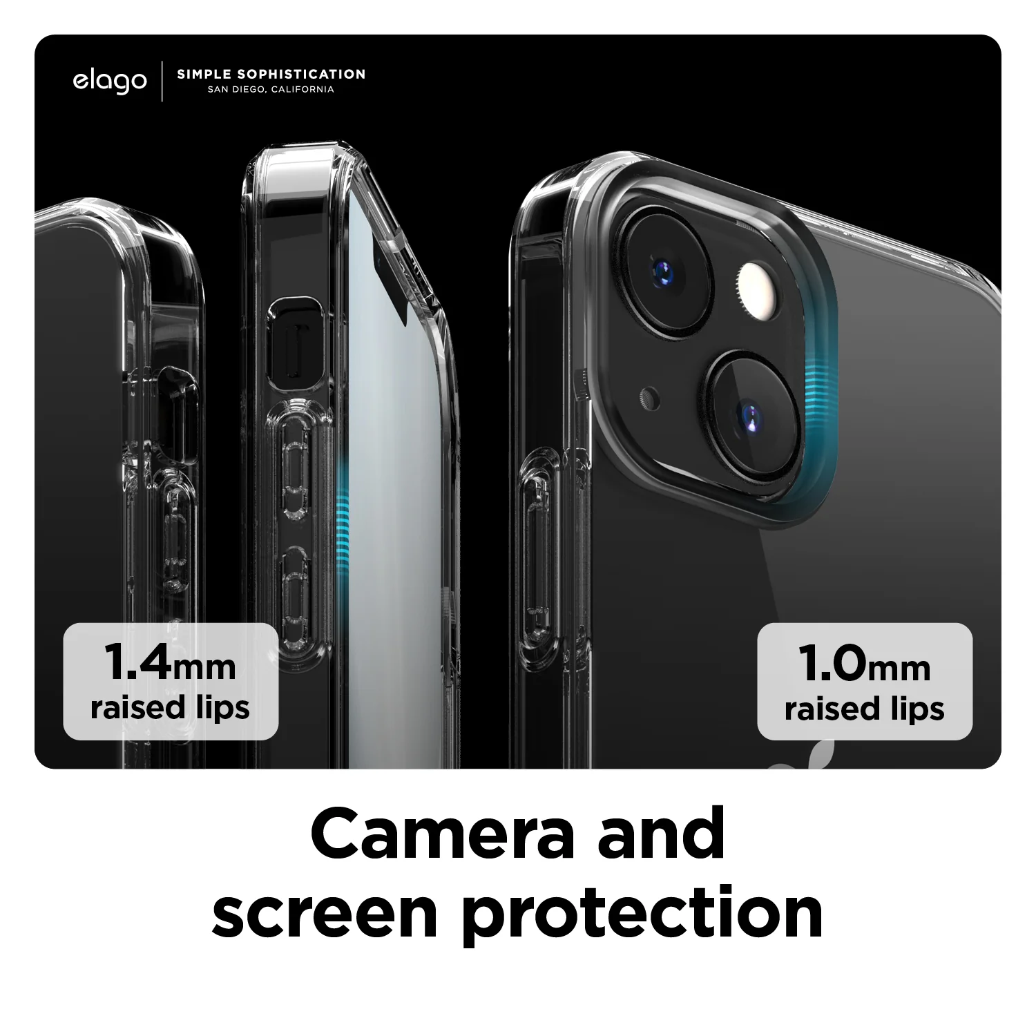 Hybrid Clear Case for iPhone 13 Mini - Image 4