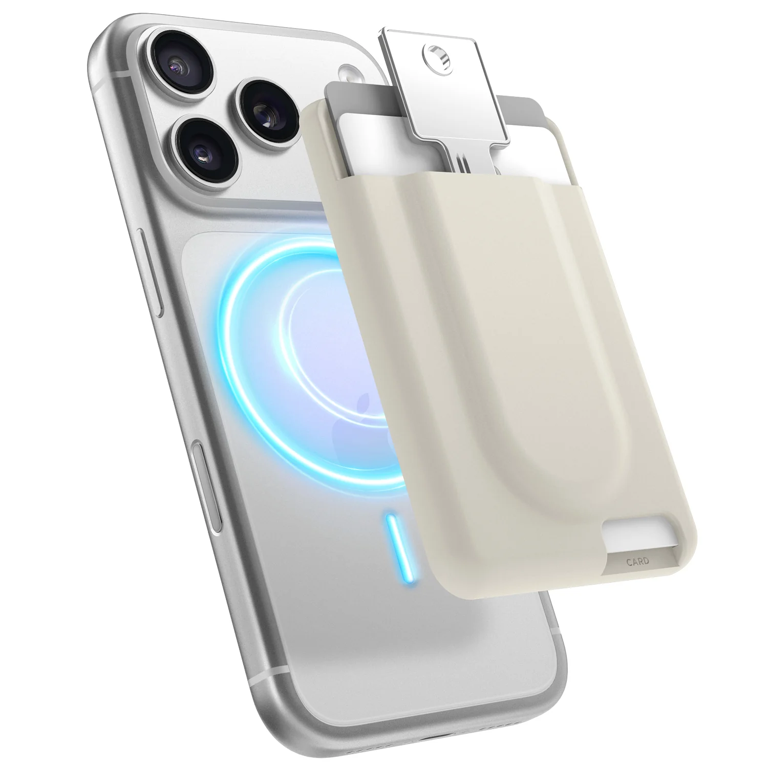 Key MagSafe Silicone Card Holder [2 Colors]