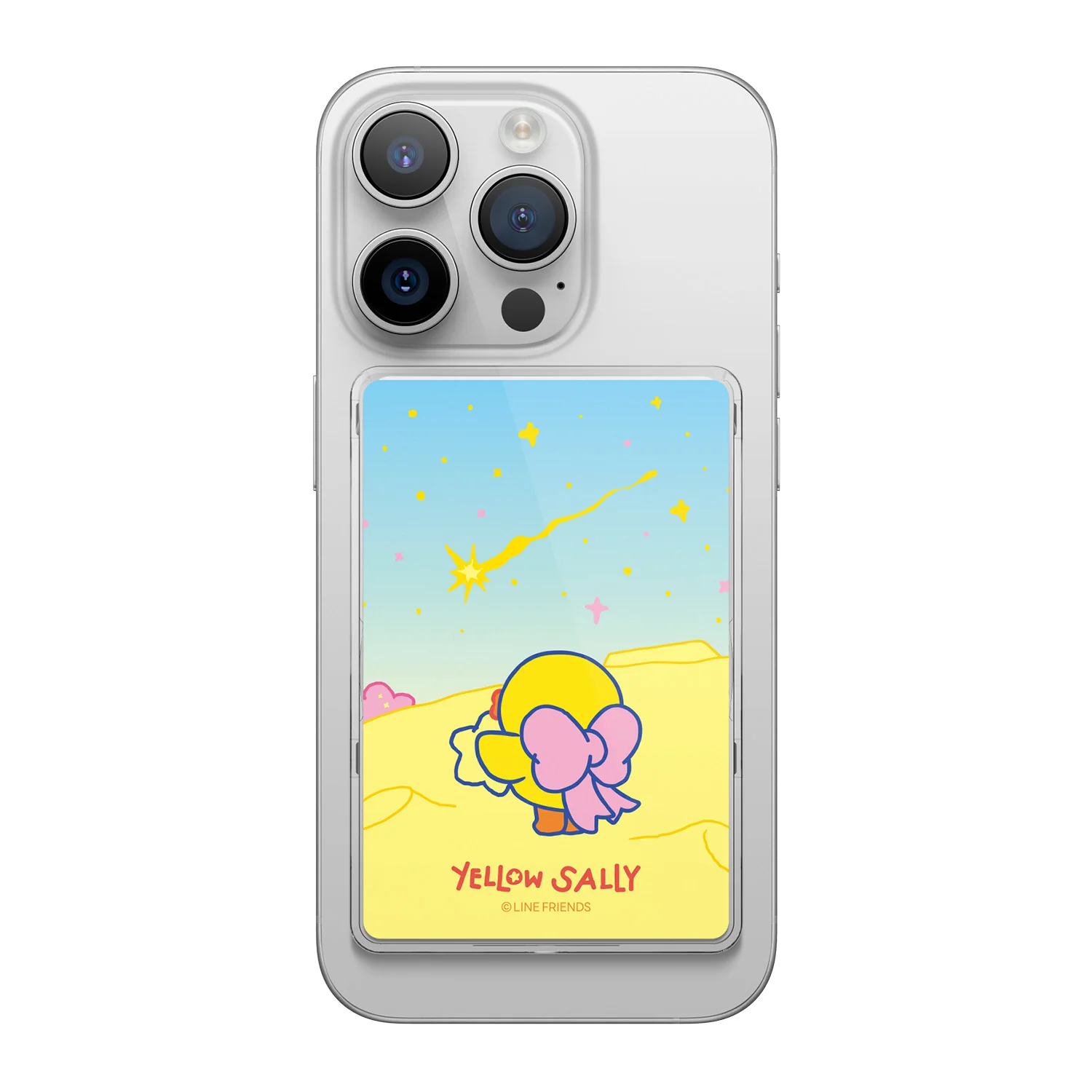 LINE FRIENDS | 2025 Yellow Sally Magnetic Card Pocket
