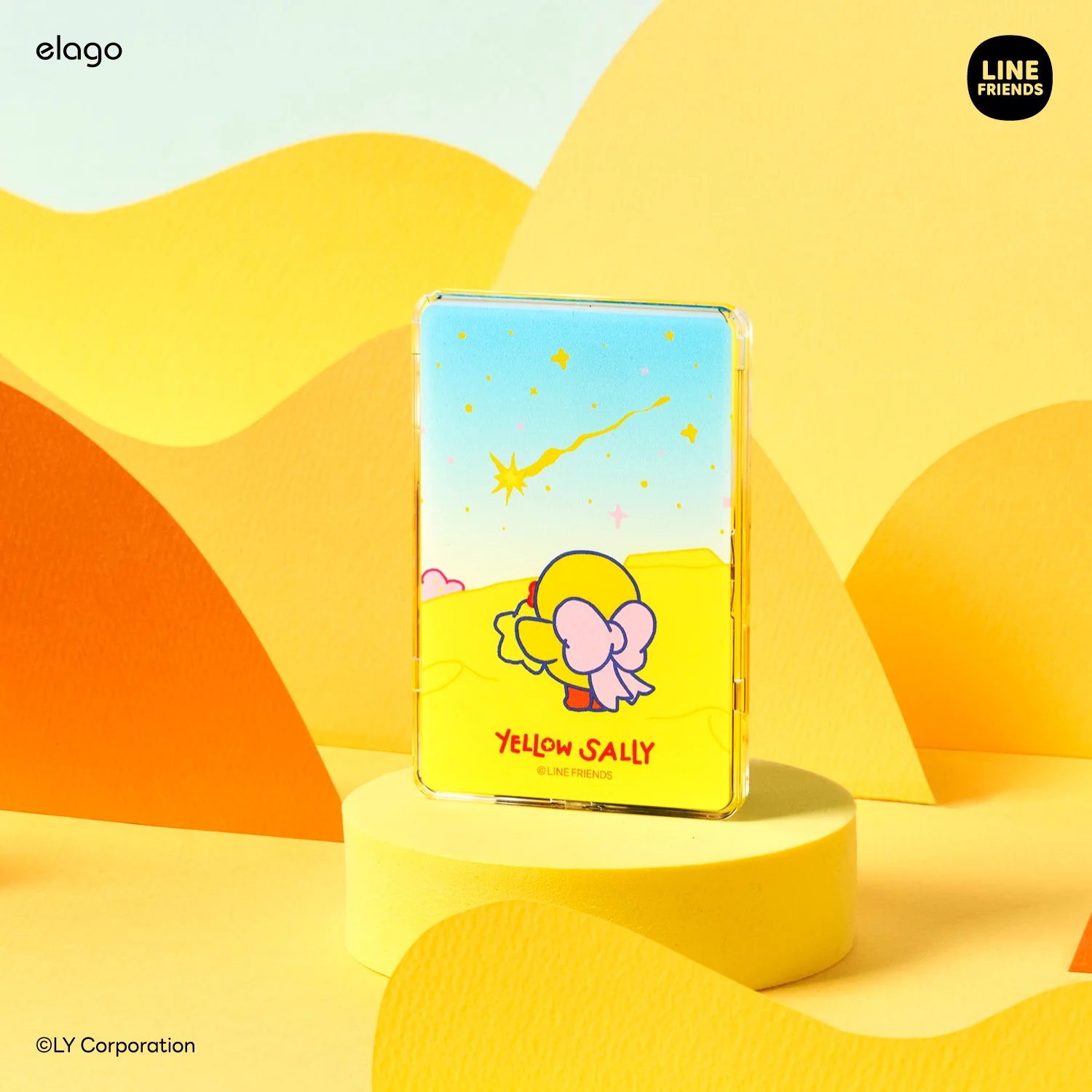 LINE FRIENDS | 2025 Yellow Sally Magnetic Card Pocket - Image 4