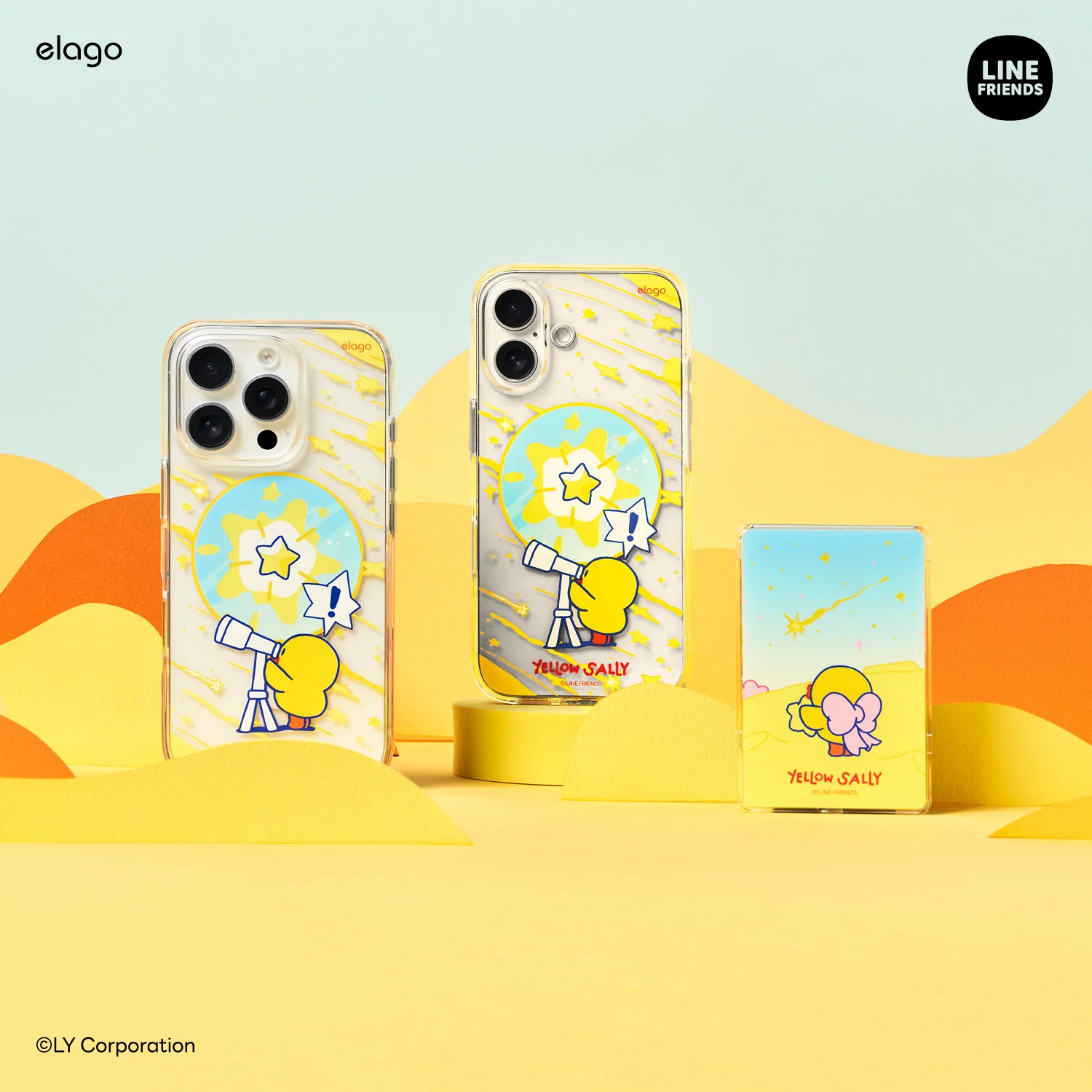 LINE FRIENDS | 2025 Yellow Sally MagSafe Hybrid Case - Image 8