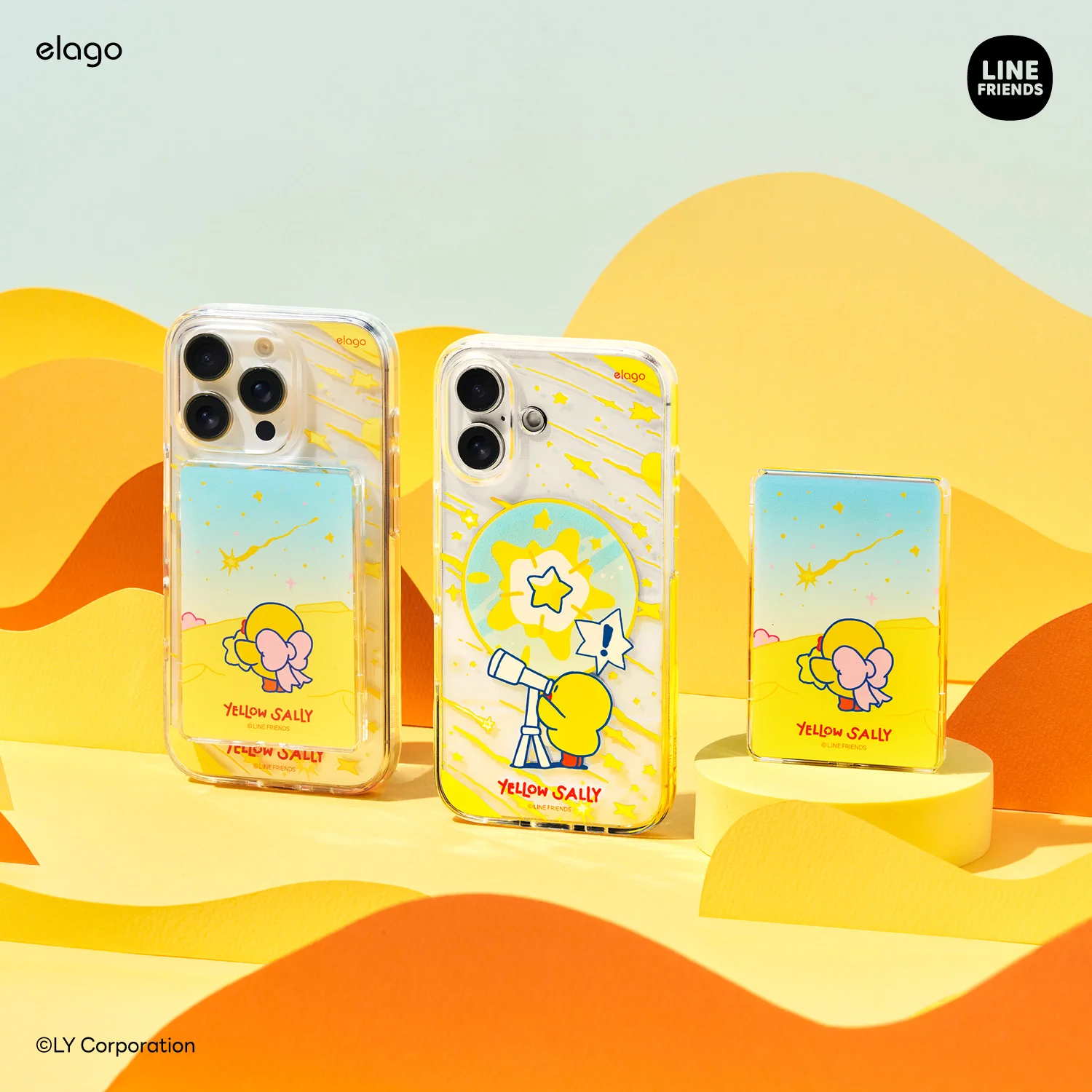 LINE FRIENDS | 2025 Yellow Sally MagSafe Hybrid Case - Image 9