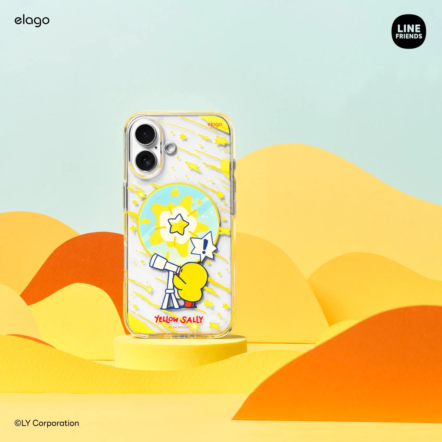 LINE FRIENDS | 2025 Yellow Sally MagSafe Hybrid Case - Image 7