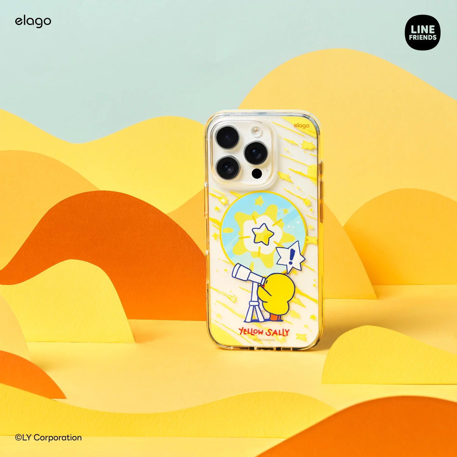 LINE FRIENDS | 2025 Yellow Sally MagSafe Hybrid Case - Image 7