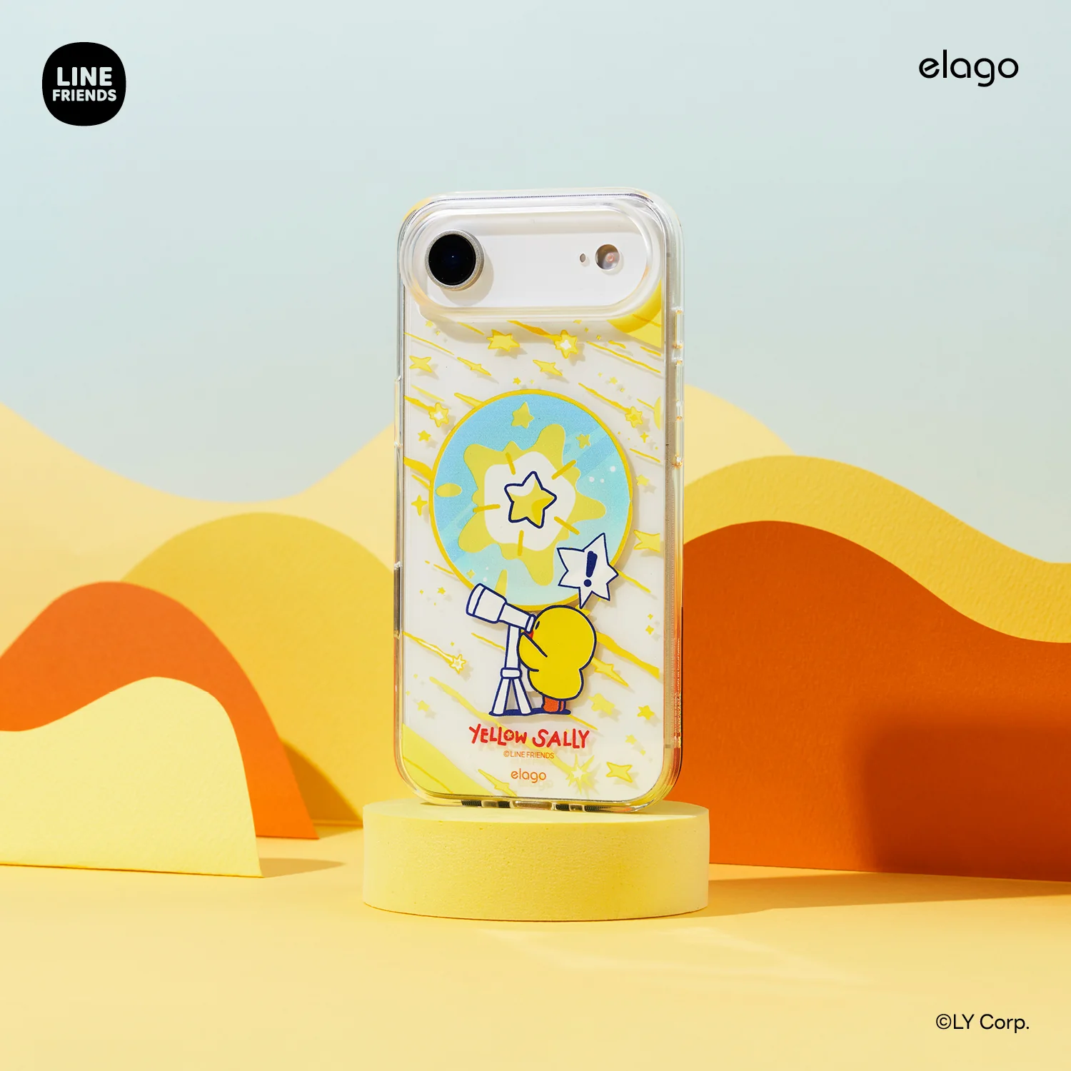 LINE FRIENDS | 2025 Yellow Sally MagSafe Hybrid Case - Image 4