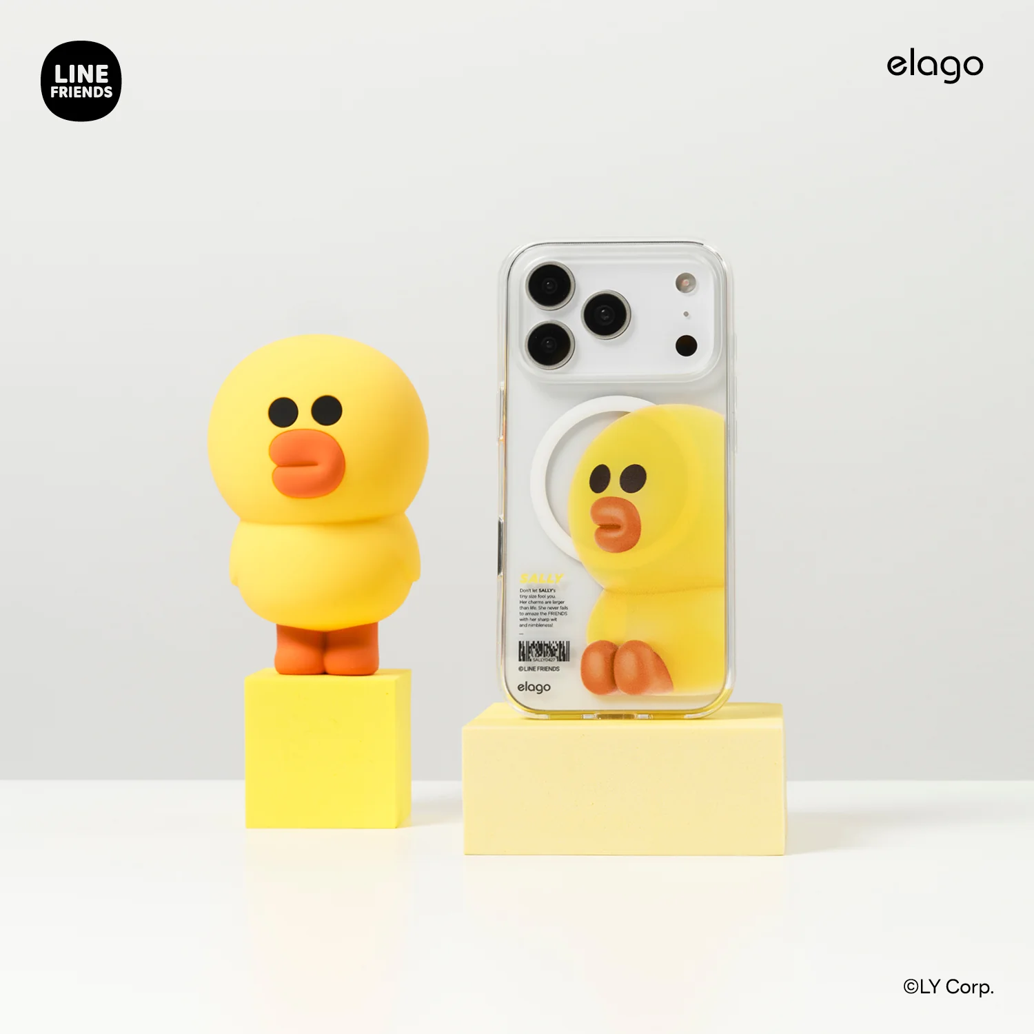 LINE FRIENDS | BROWN & SALLY Figure MagSafe Hybrid Case - Image 6