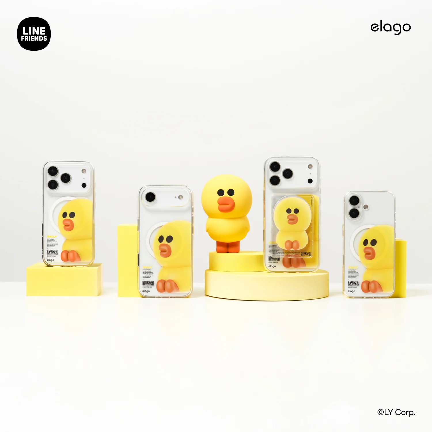 LINE FRIENDS | BROWN & SALLY Figure MagSafe Hybrid Case - Image 8