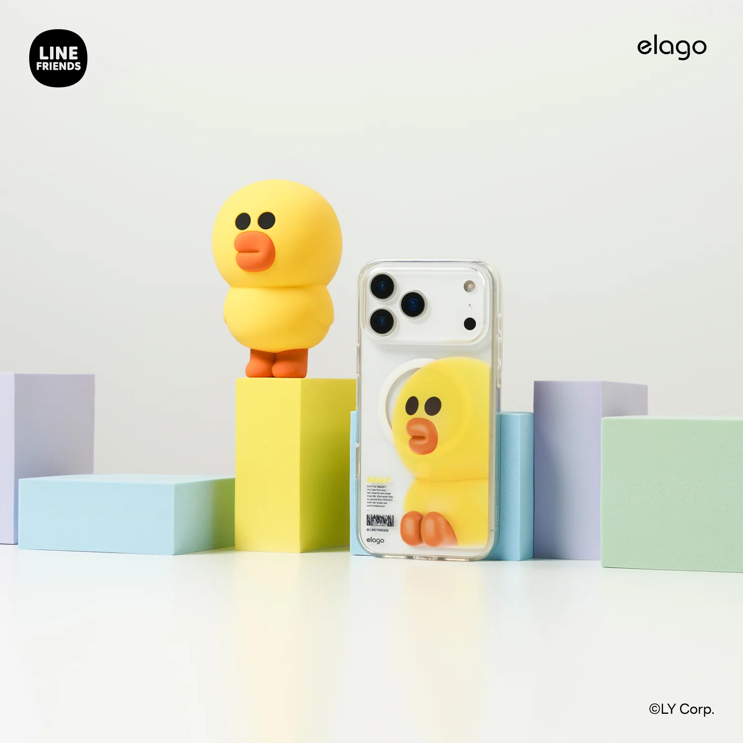 LINE FRIENDS | BROWN & SALLY Figure MagSafe Hybrid Case - Image 6