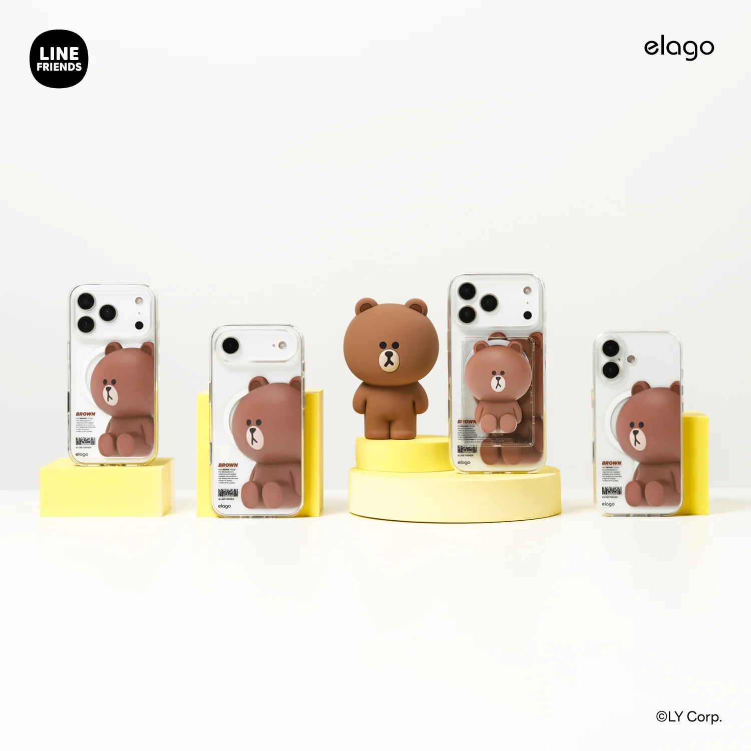LINE FRIENDS | BROWN & SALLY Figure MagSafe Hybrid Case - Image 8