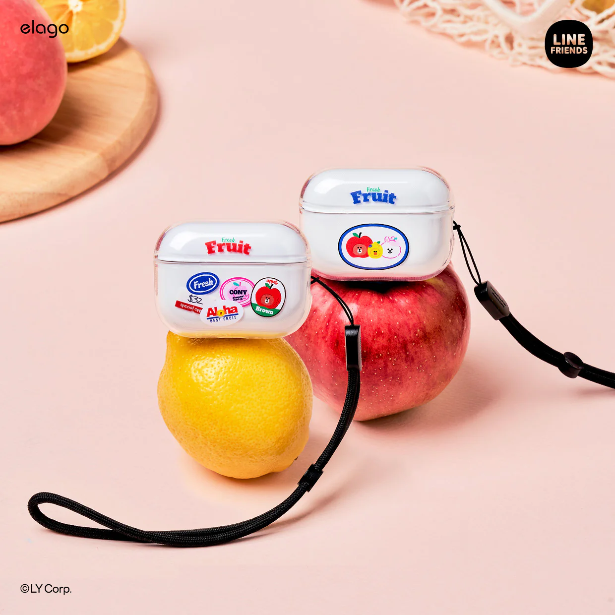 LINE FRIENDS | elago B&F Fruit Shop Case [2 Styles] - Image 7