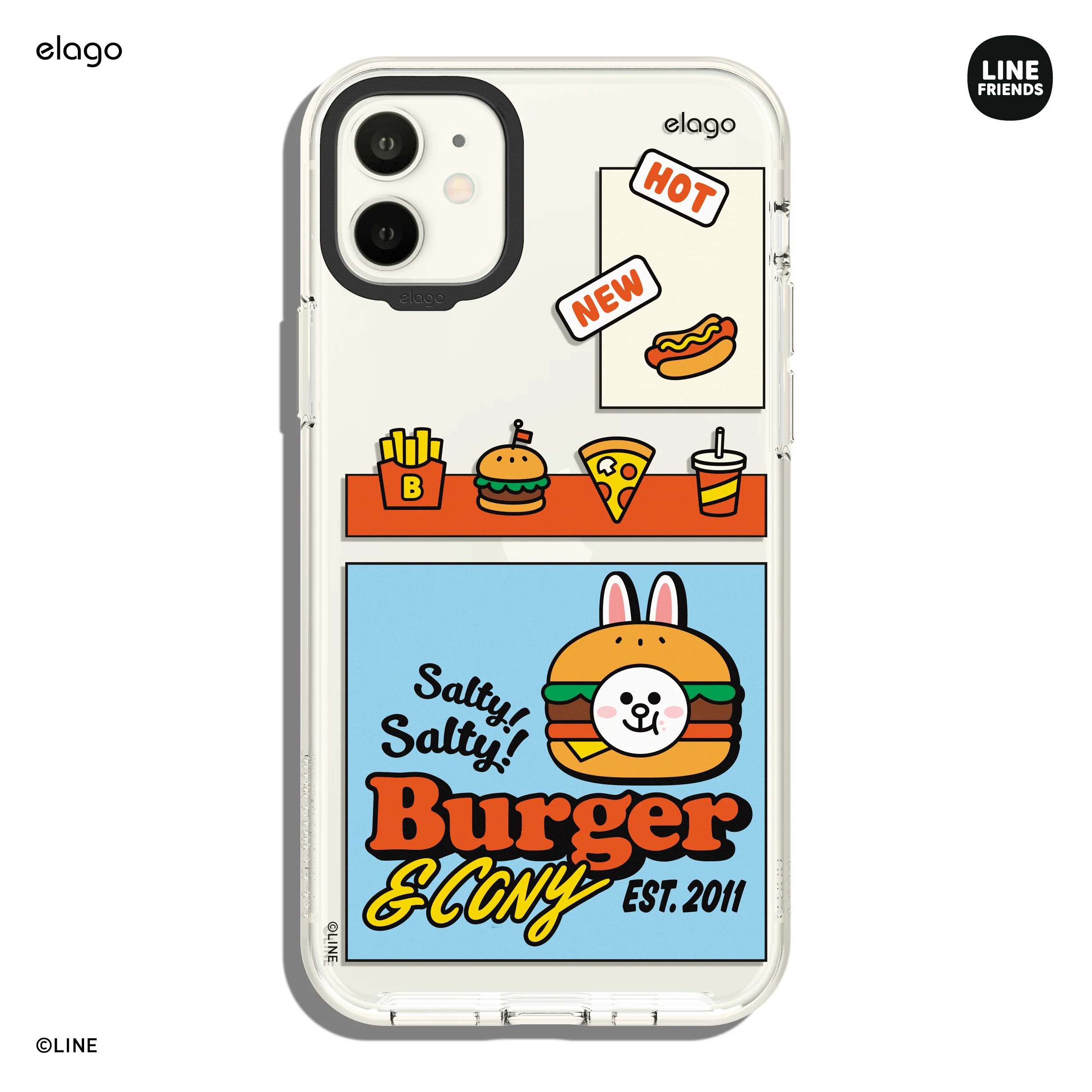 LINE FRIENDS | elago Burger Time Case [3 Styles] - Image 10