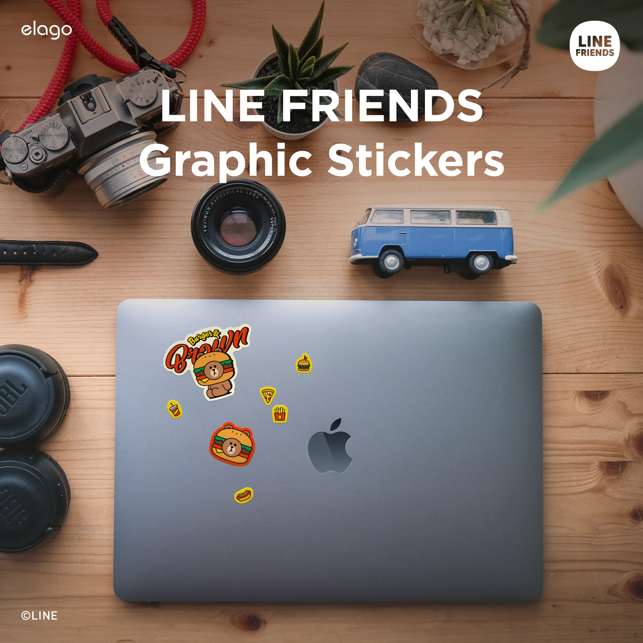 LINE FRIENDS | elago Burger Time Case [3 Styles] - Image 7