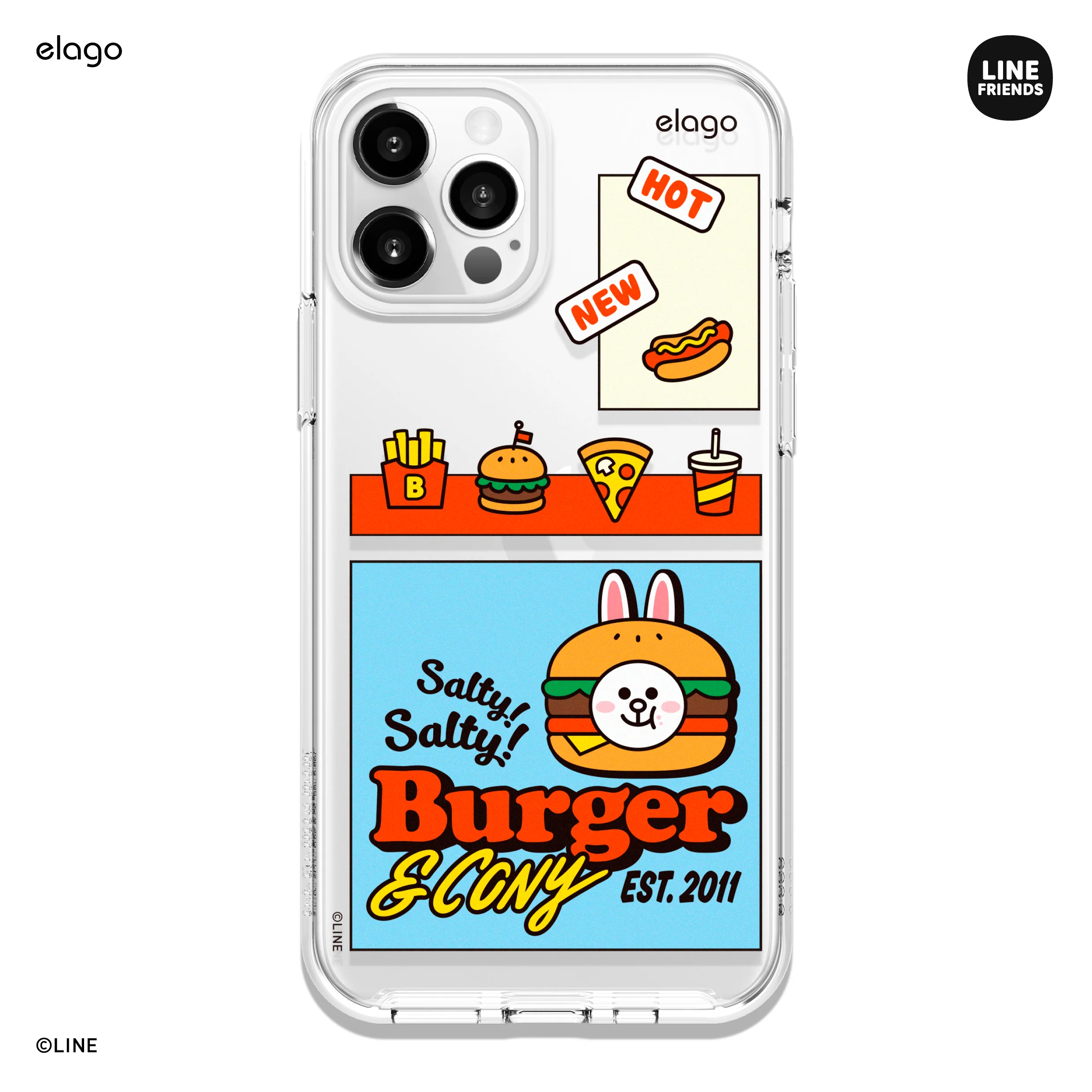 LINE FRIENDS | elago Burger Time Case [3 Styles] - Image 9