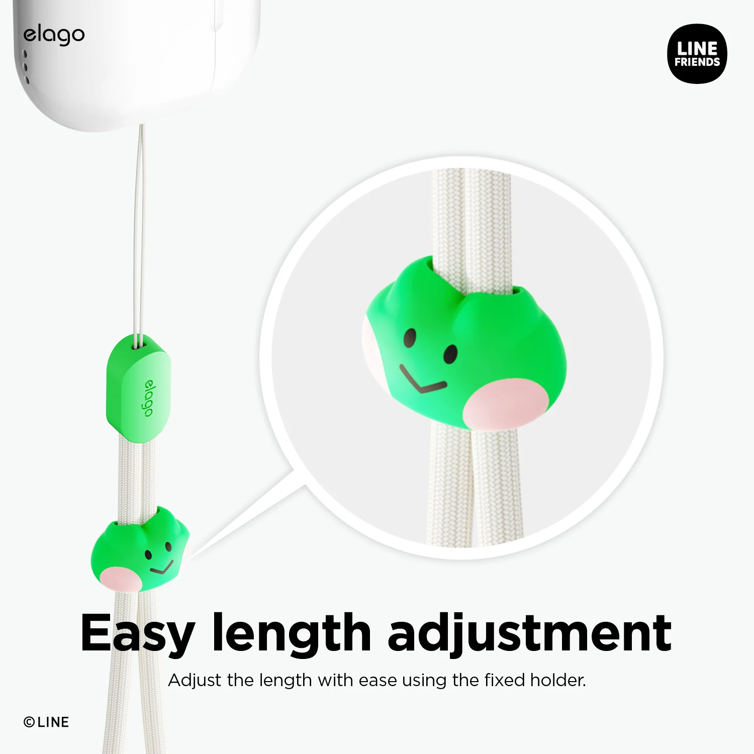 LINE FRIENDS | elago Lanyard Wrist Strap [2 Styles] - Image 4
