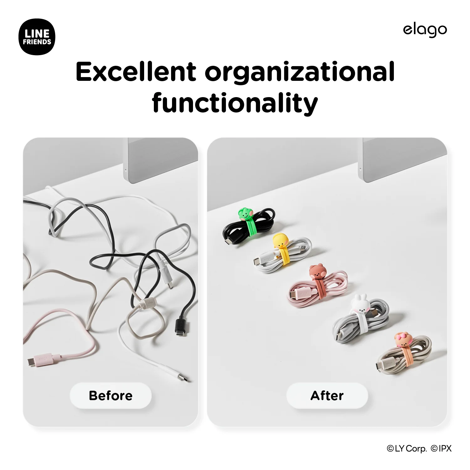 LINE FRIENDS | Line Magnet Cable Tie [7 Styles] - Image 10
