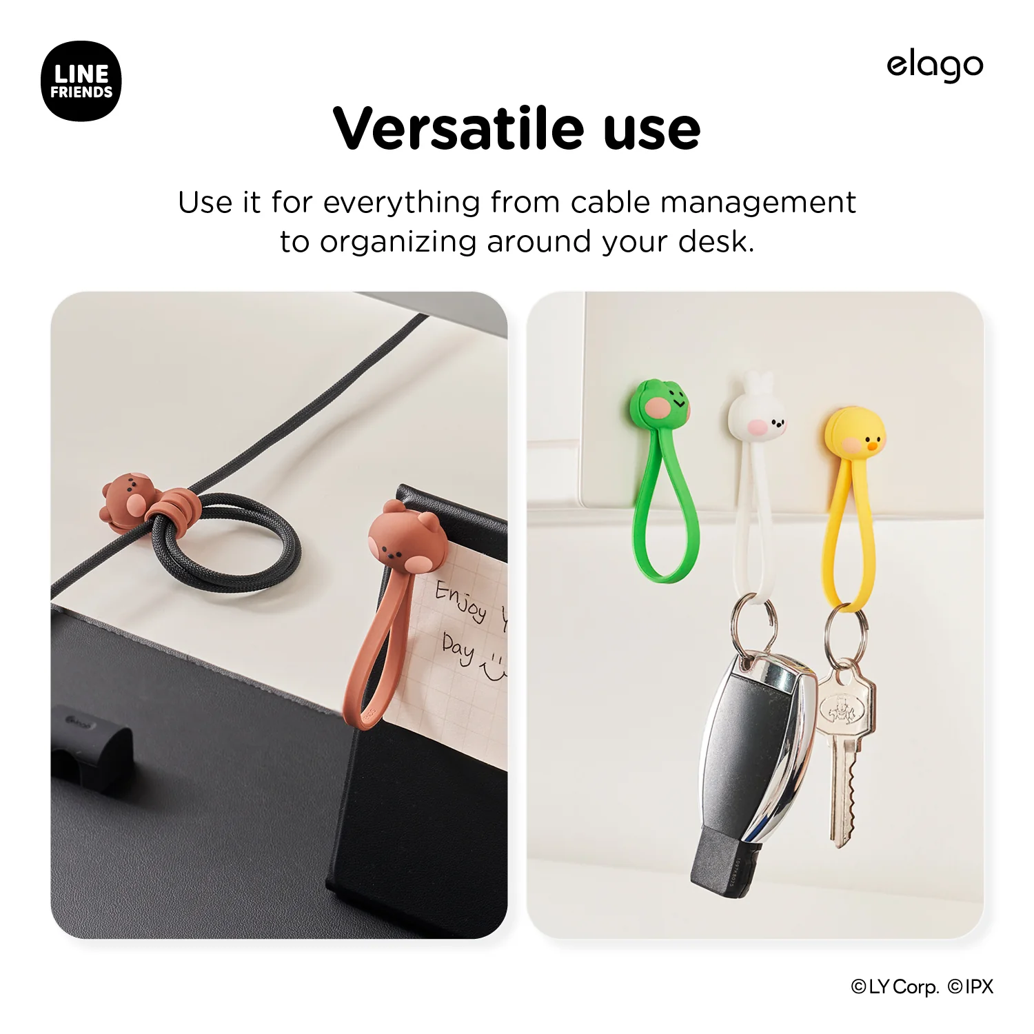 LINE FRIENDS | Line Magnet Cable Tie [7 Styles] - Image 12