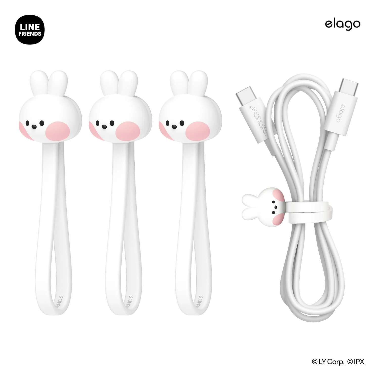 LINE FRIENDS | Line Magnet Cable Tie [7 Styles] - Image 4