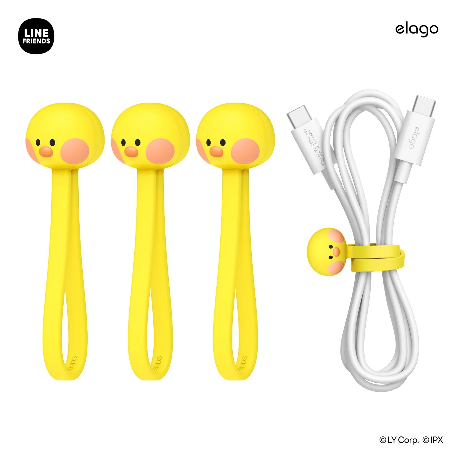 LINE FRIENDS | Line Magnet Cable Tie [7 Styles] - Image 5