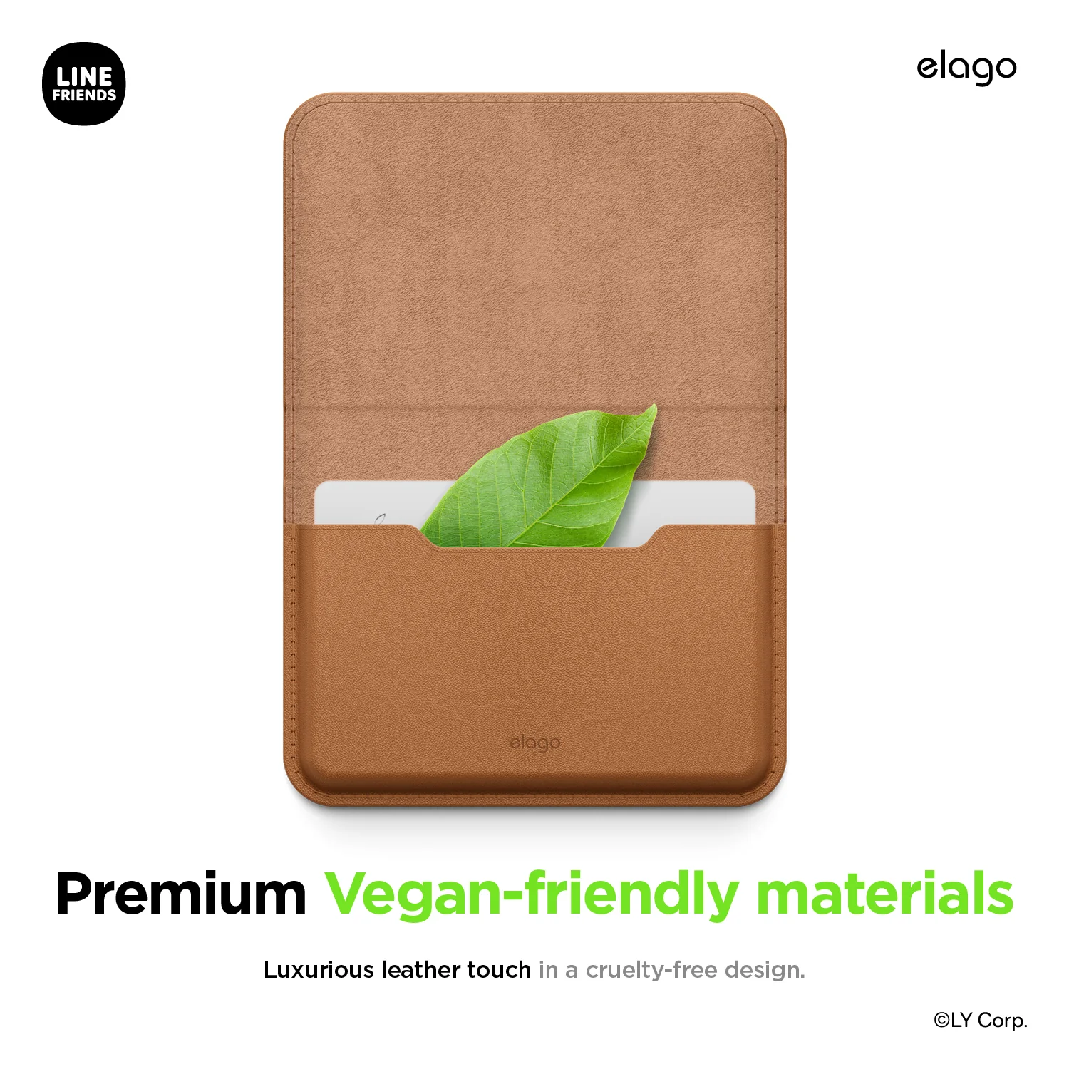LINE FRIENDS | Magnetic Leather Card Holder - Image 4