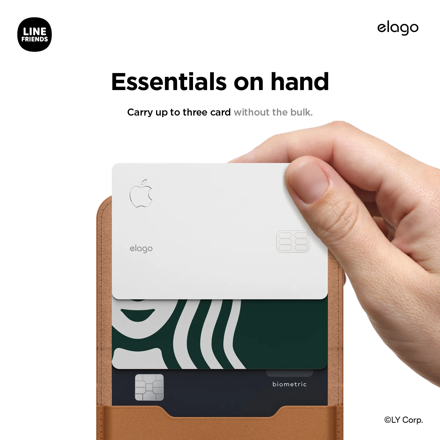 LINE FRIENDS | Magnetic Leather Card Holder - Image 5