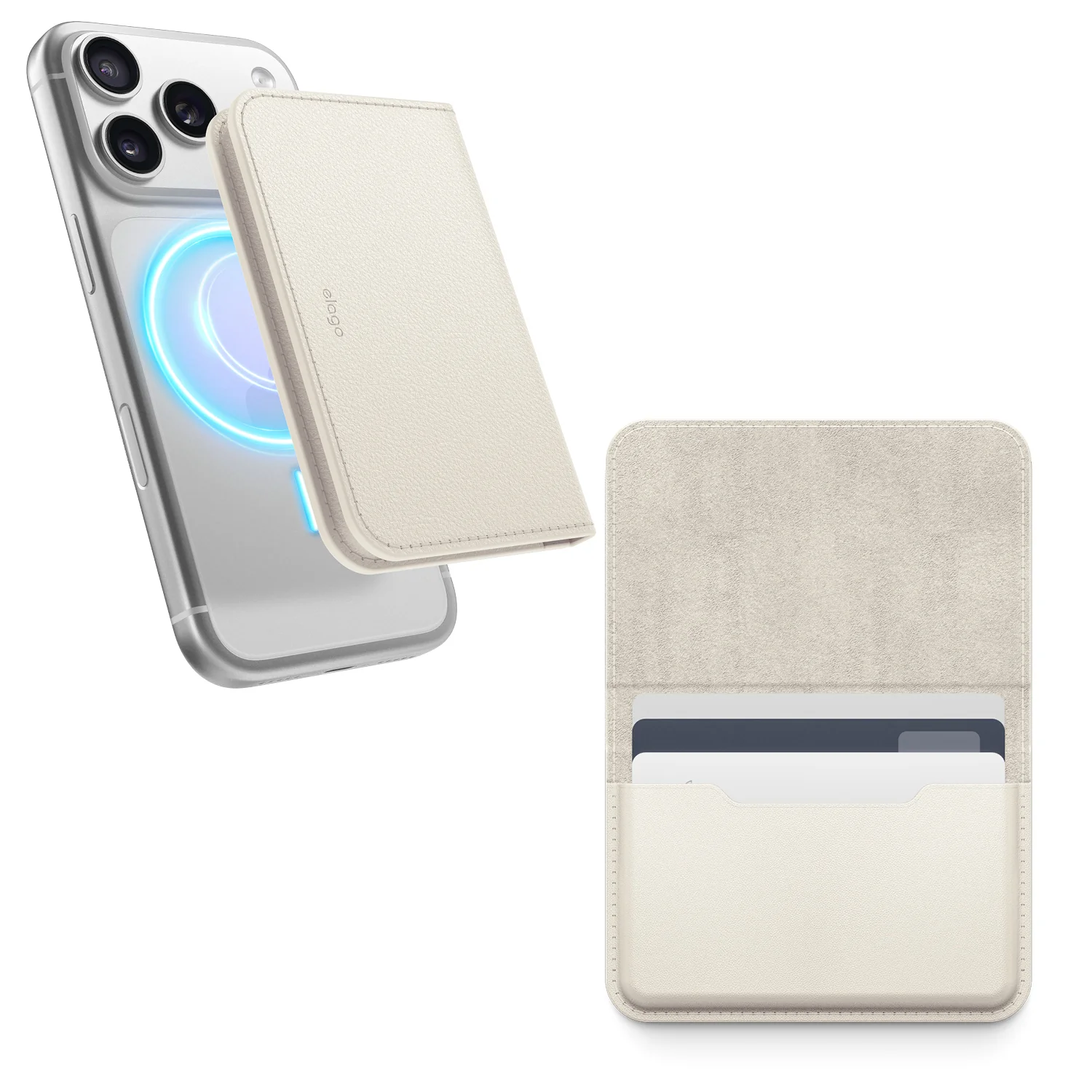 Magnetic Leather Card Holder [6 Colors]