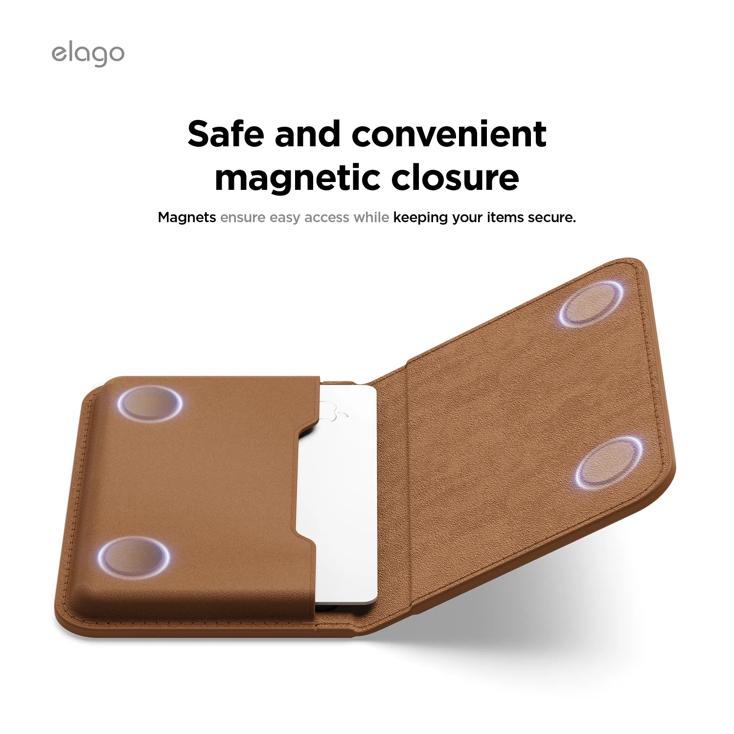 Magnetic Leather Card Holder [6 Colors] - Image 11
