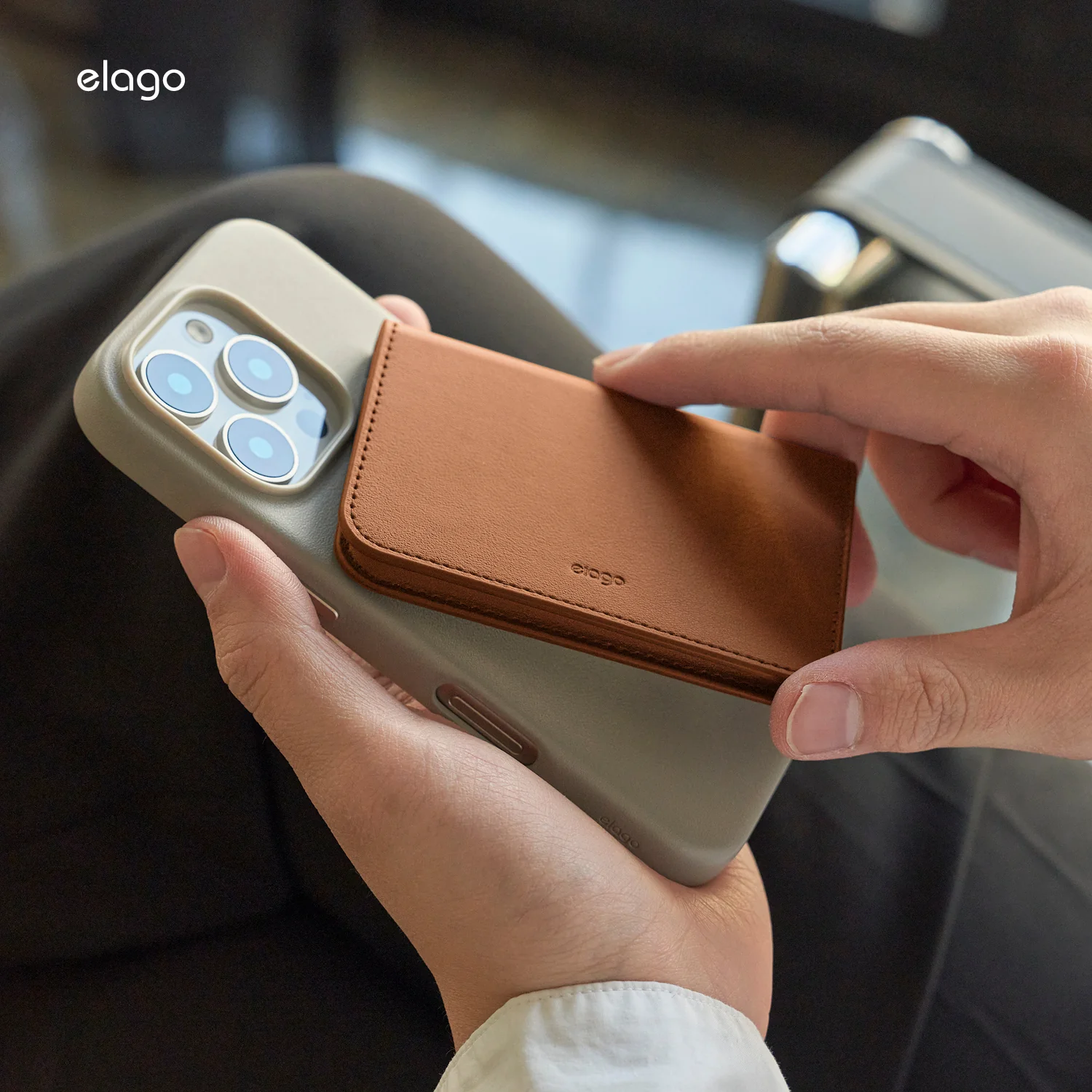 Magnetic Leather Card Holder [6 Colors] - Image 17