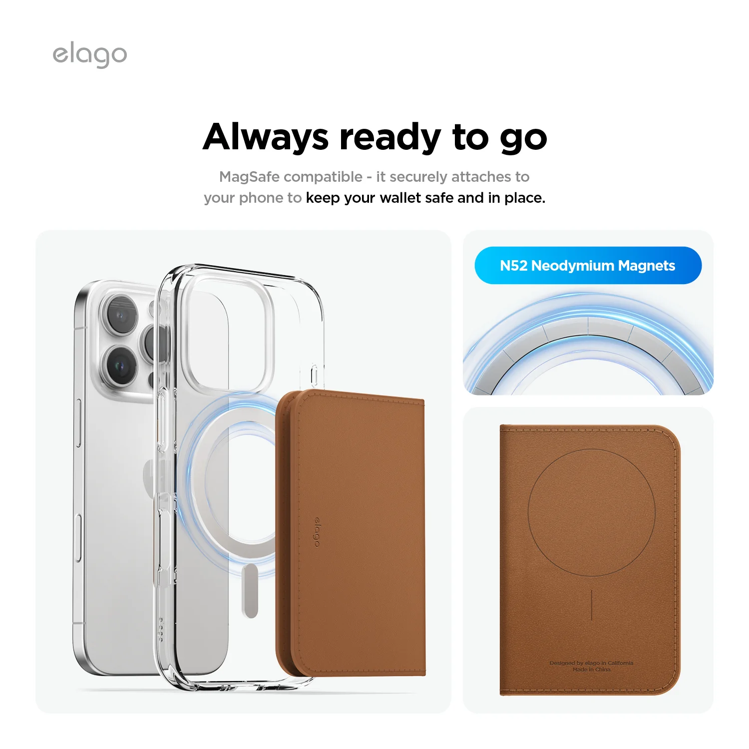 Magnetic Leather Card Holder [6 Colors] - Image 7