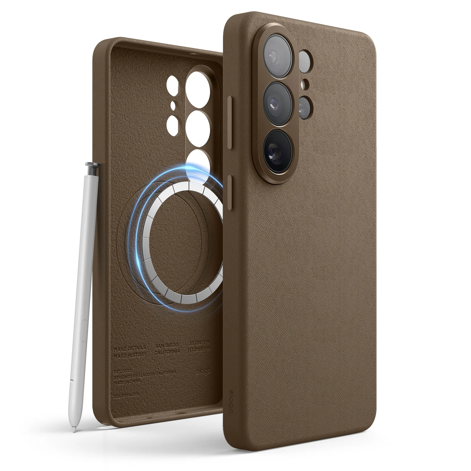 Magnetic Leather Case [4 Colors] - Image 3
