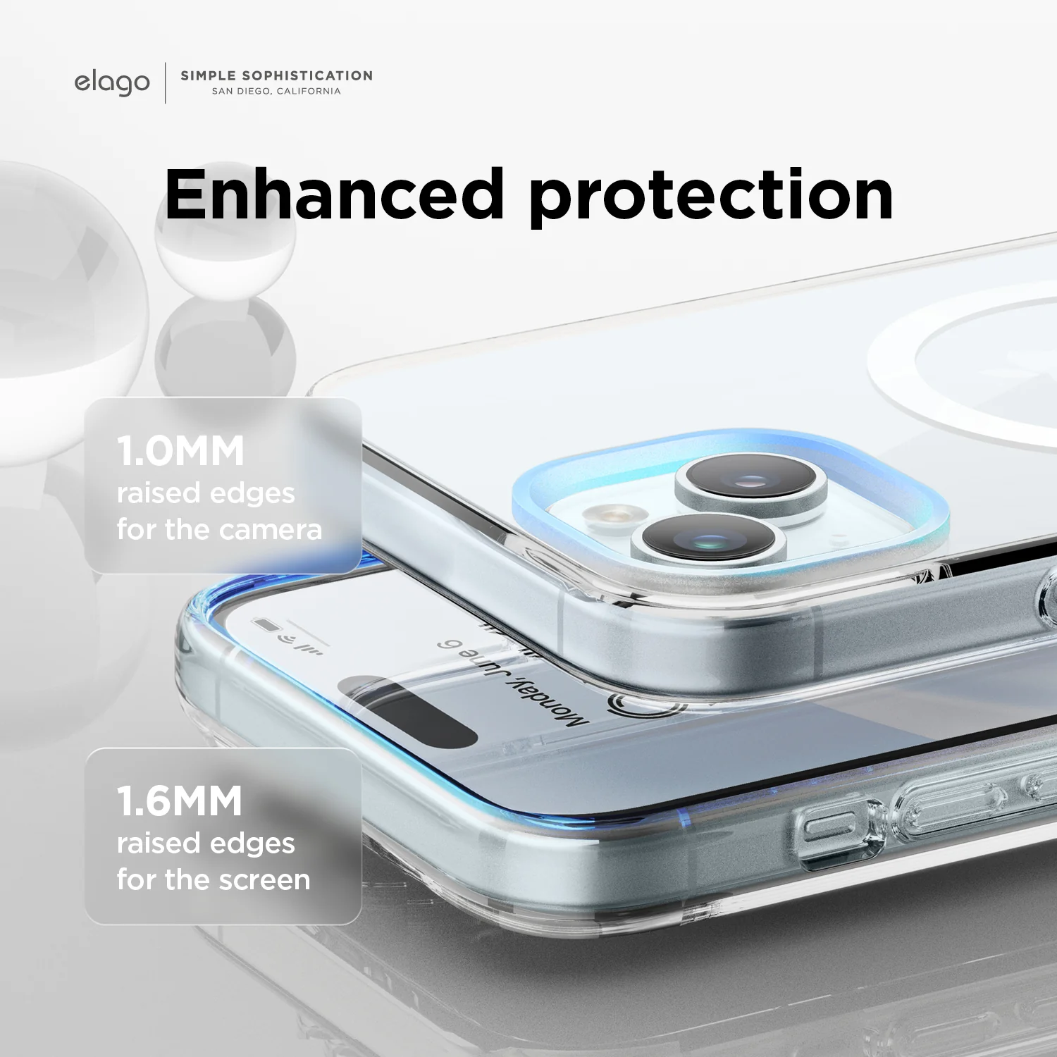 Magnetic Hybrid Clear Case for iPhone 15 Plus - Image 7