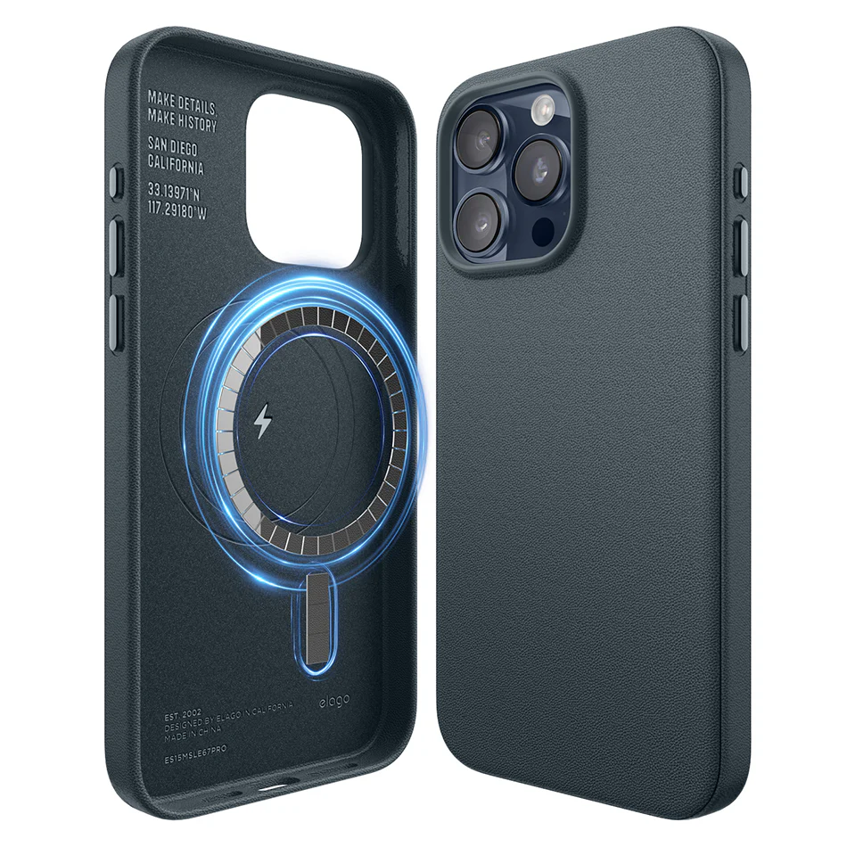 MagSafe Leather Case for iPhone 15 Pro Max - Image 3