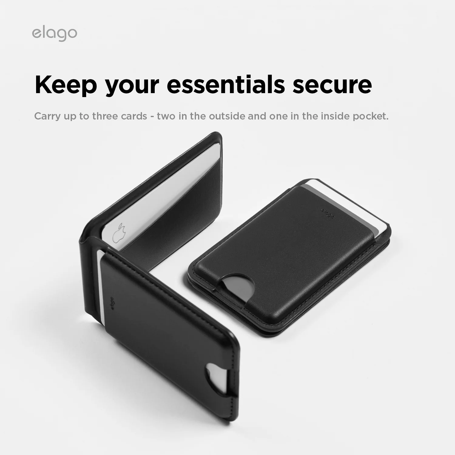 Magnetic Leather Card Holder (Stand Type) [3 Colors] - Image 8