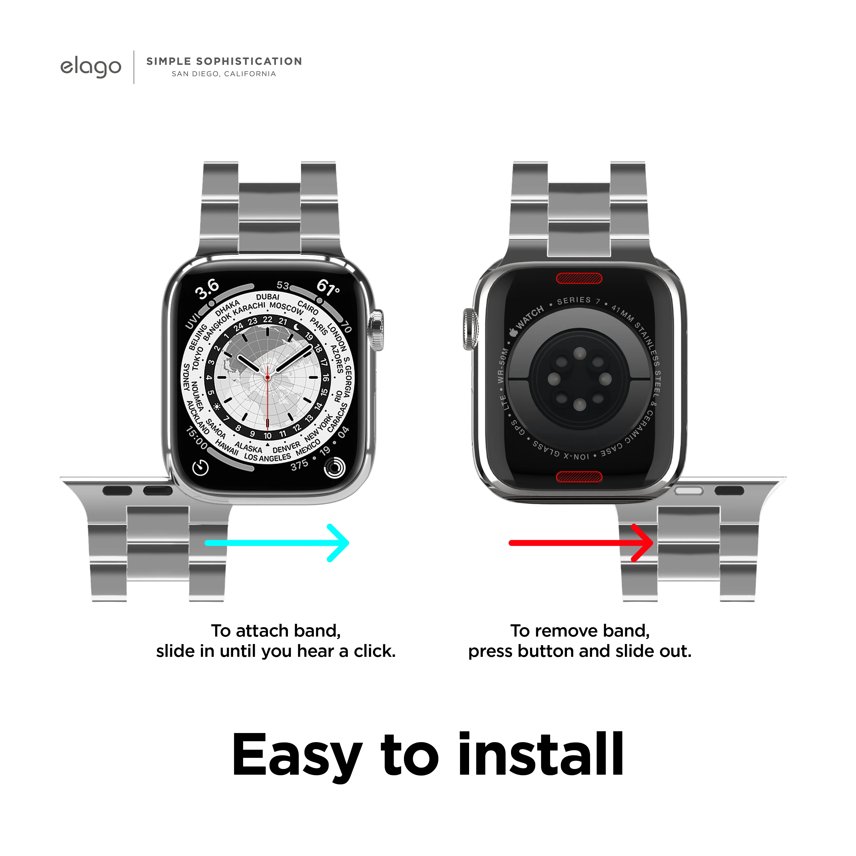 Metal Apple Watch Strap [3 Colors] [2 Sizes] - Image 8