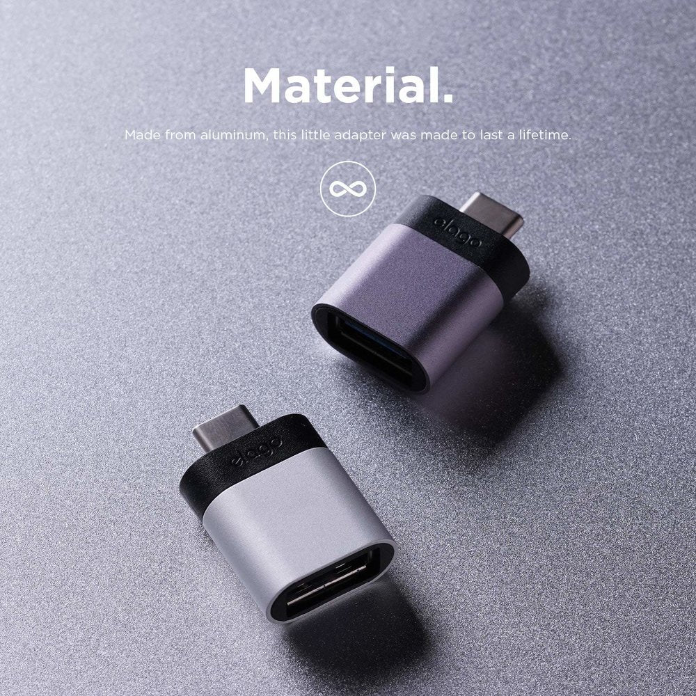 Mini Aluminum USB-C to USB 3.0 Female Mini Adapter [2 Sets] [2 Colors] - Image 7