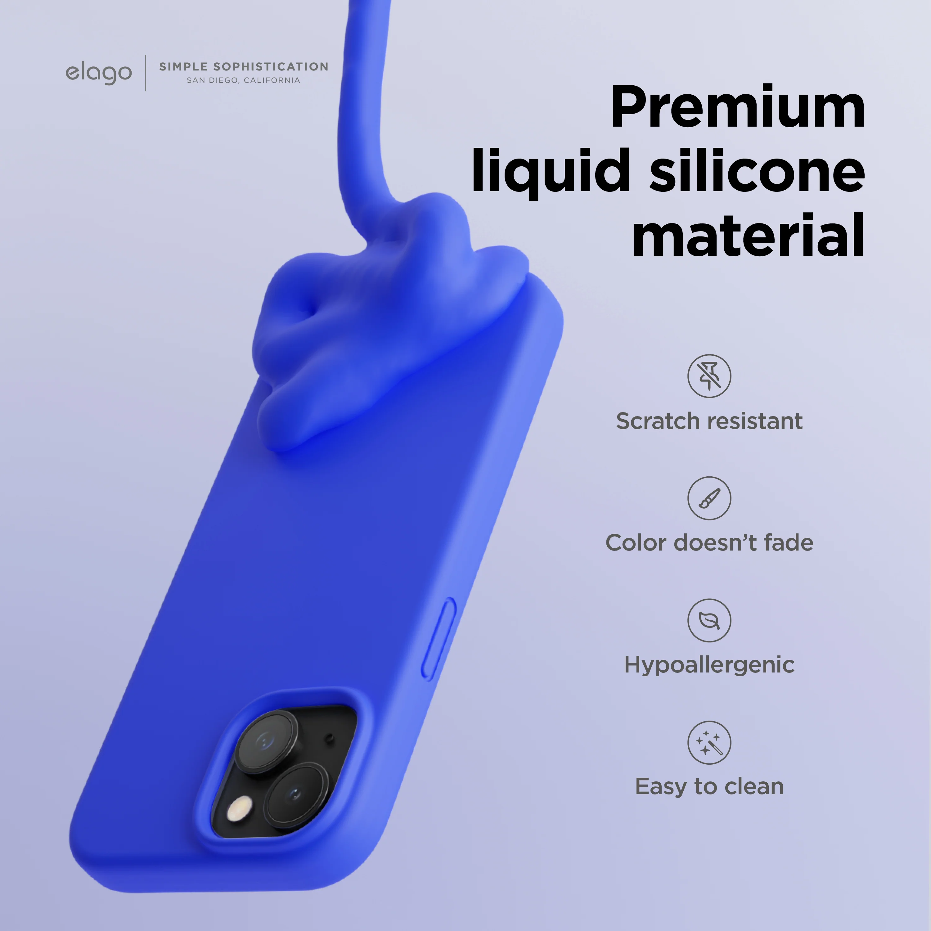 Premium Silicone Case for iPhone 15 Plus - Image 22