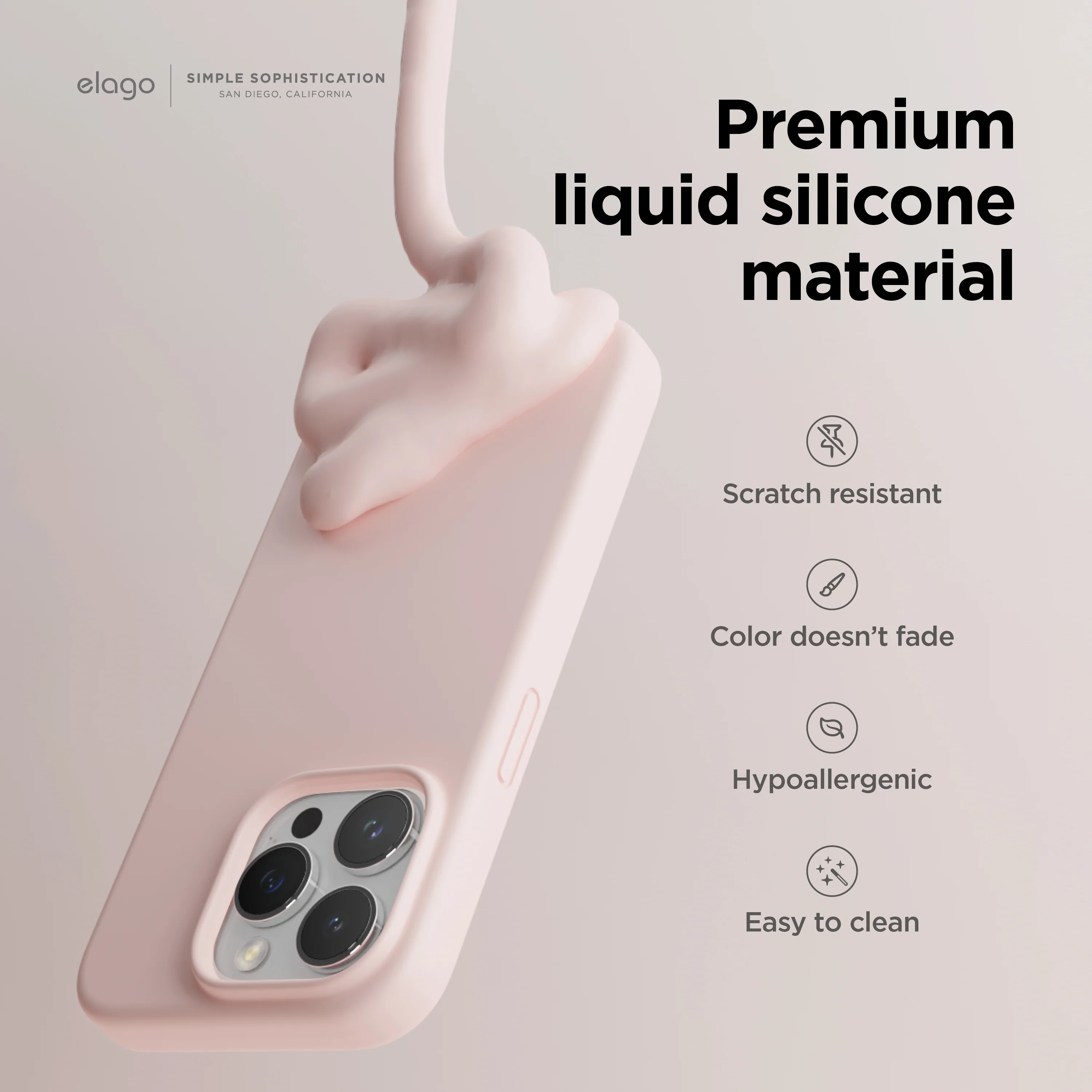 Premium Silicone Case for iPhone 15 Pro - Image 34