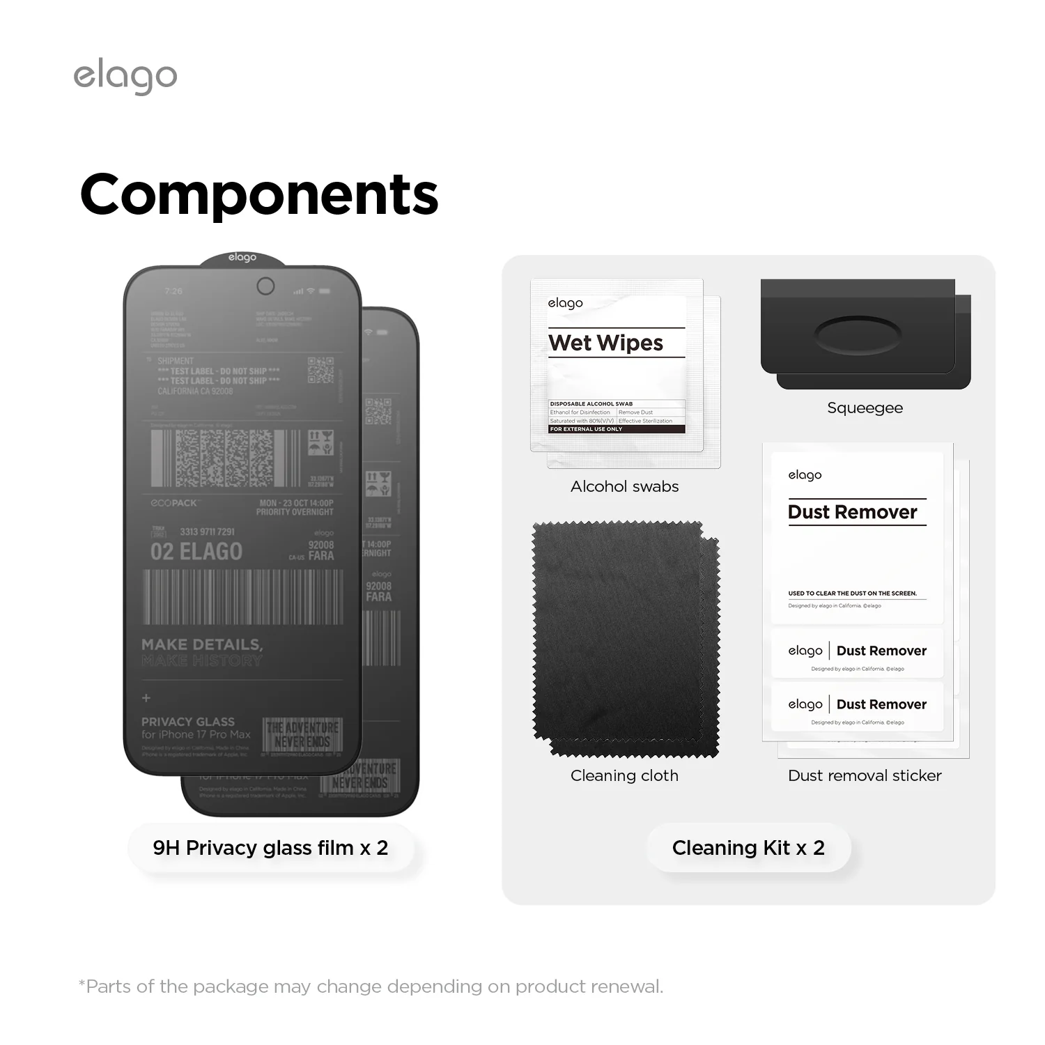 Privacy Glass+ Screen Protector [1 or 2Pcs] iPhone 17 Pro Max - Image 11