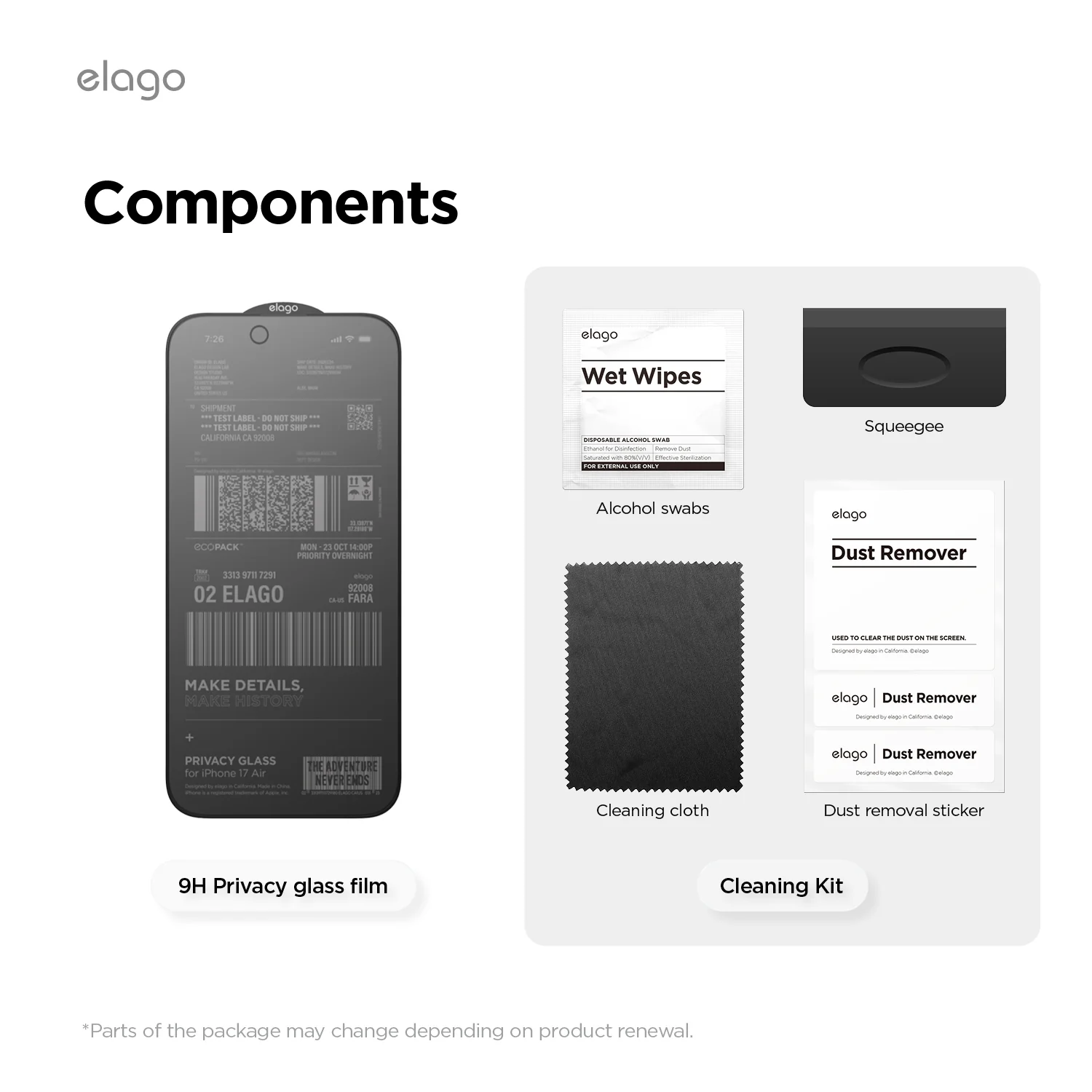 Privacy Glass+ Screen Protector [1 or 2Pcs] iPhone Air - Image 10