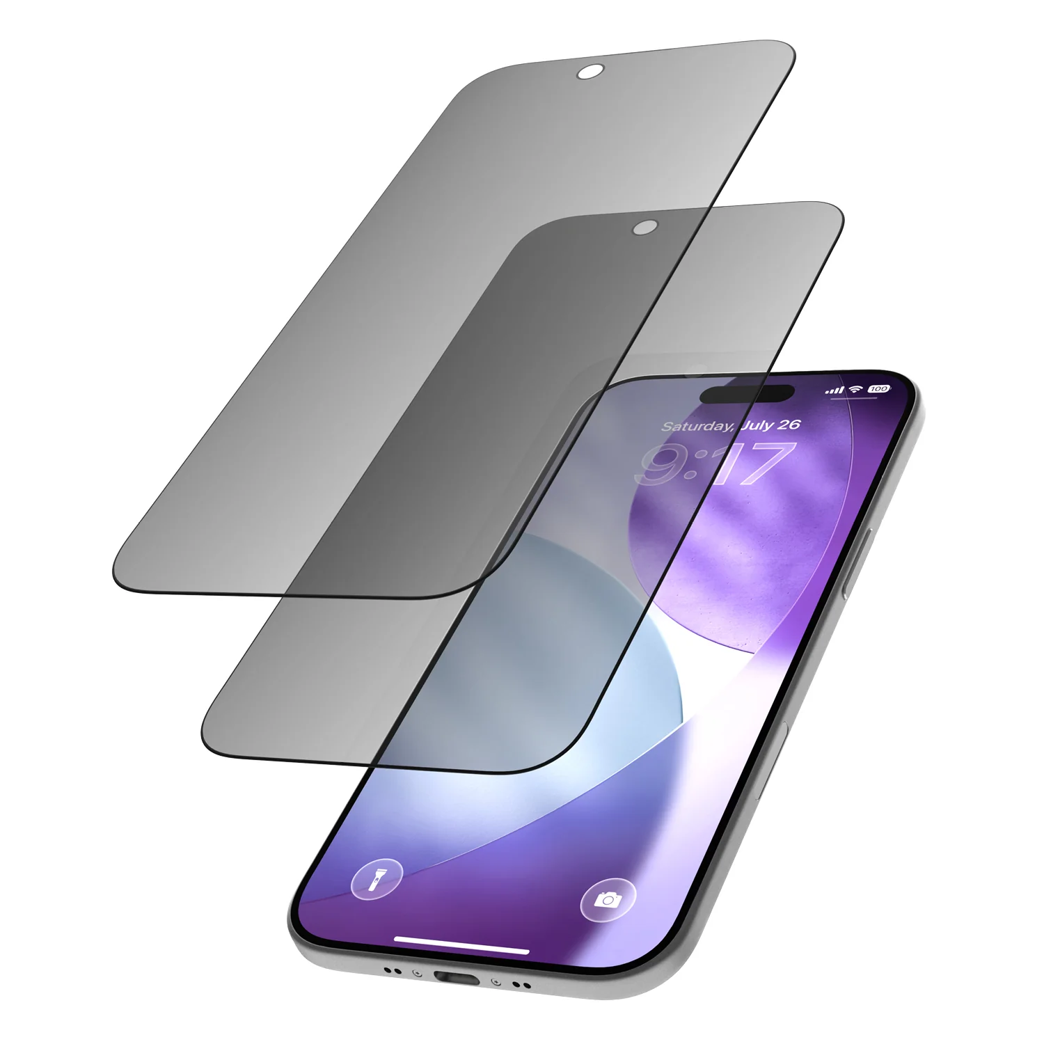 Privacy Glass+ Screen Protector [1 or 2Pcs] iPhone Air - Image 3